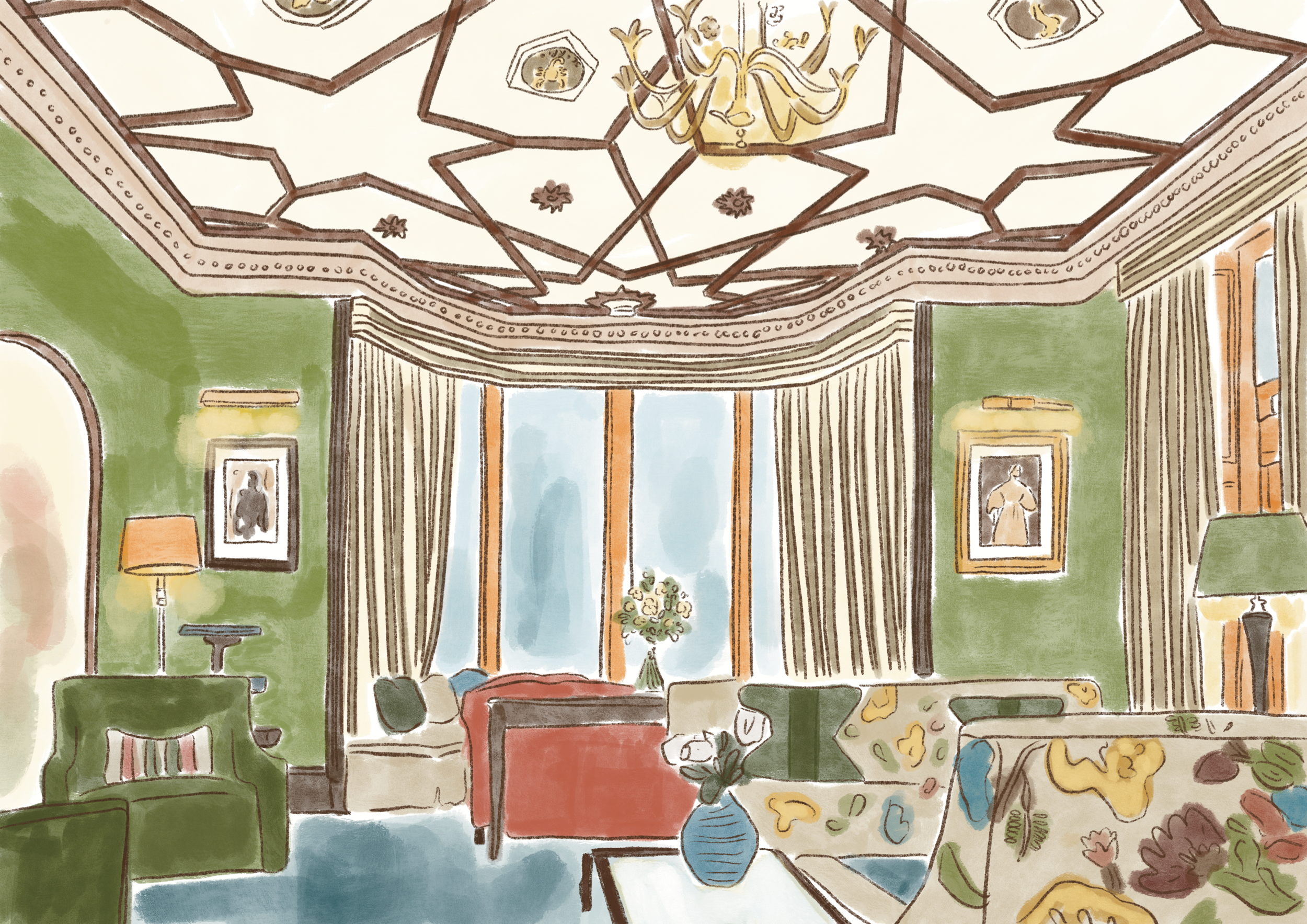 Second illustration for The Torridon Hotel in Scotland 