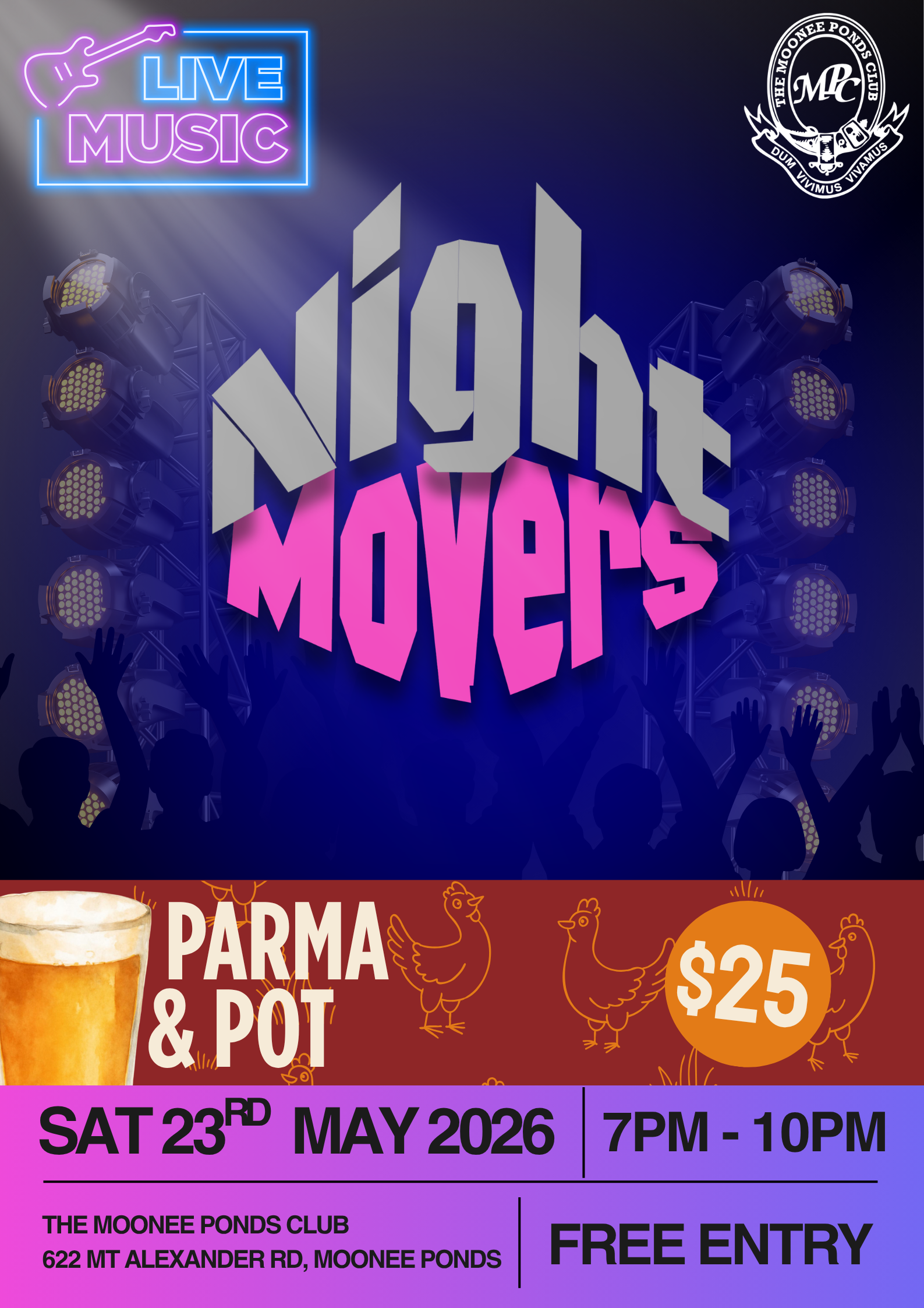 The Night Movers at The MPC