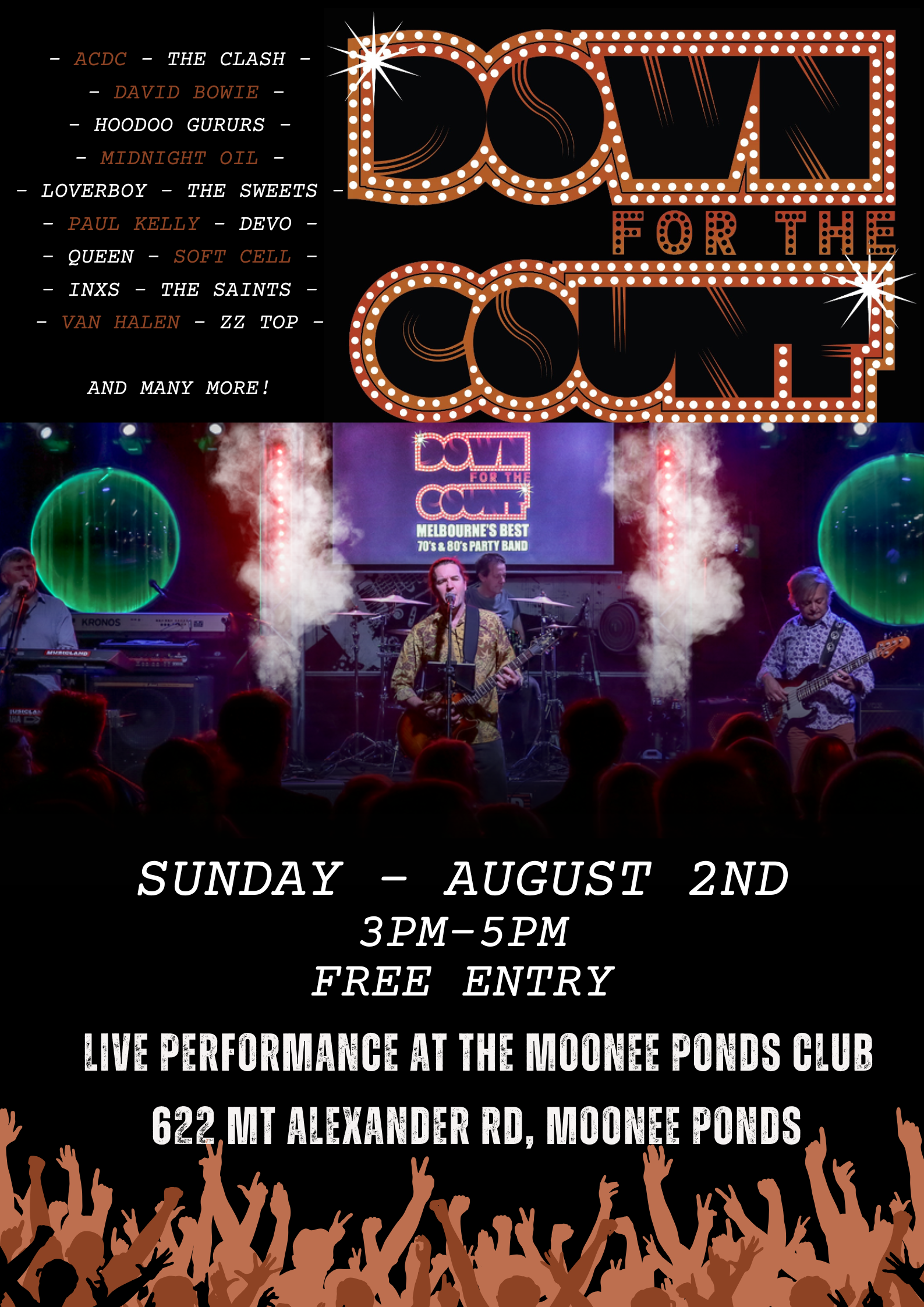 DOWN FOR THE COUNT RETURNS TO THE MPC.