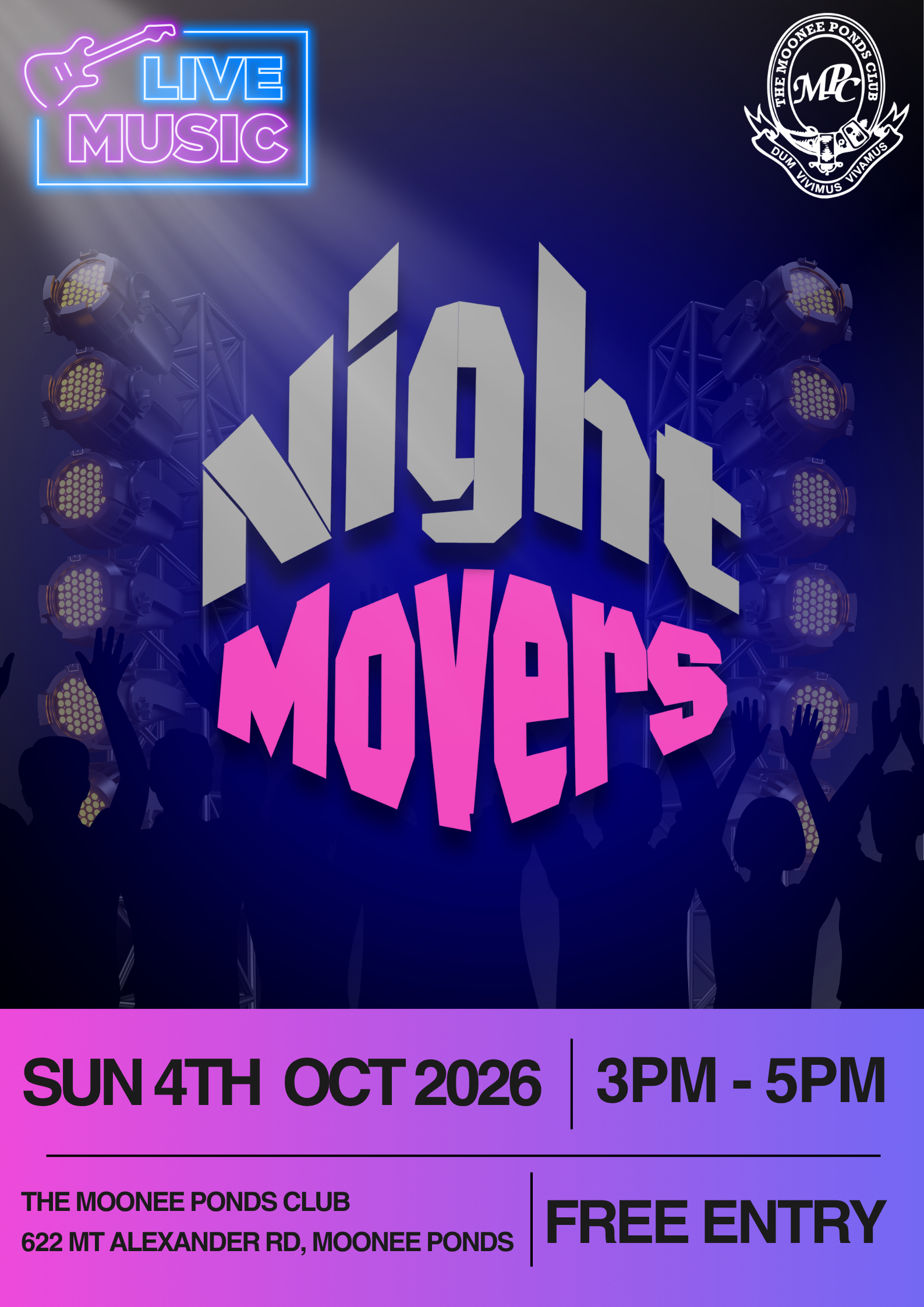 The Night Movers at The MPC