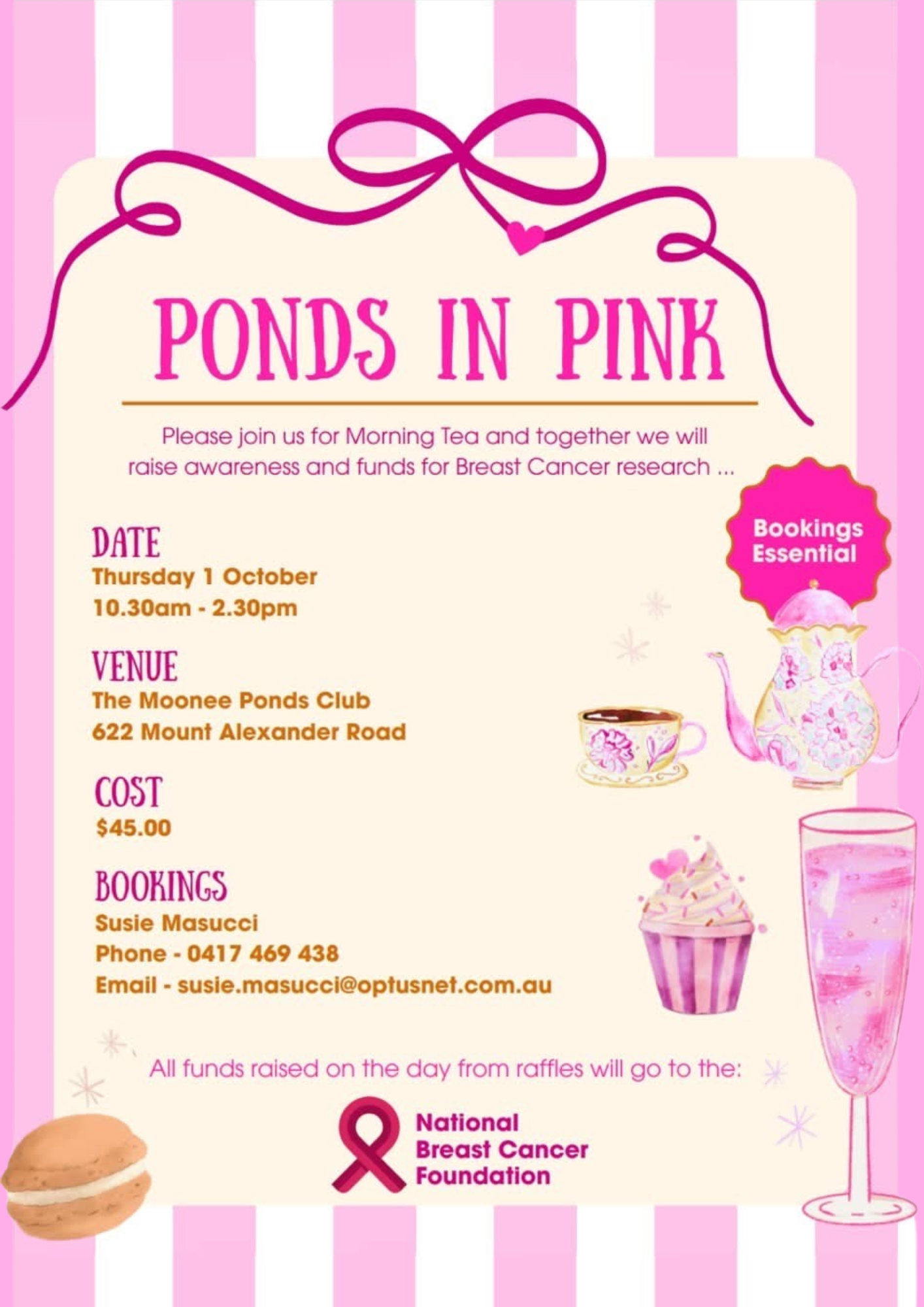 PONDS IN PINK: BREAST CANCER FUNDRAISER
