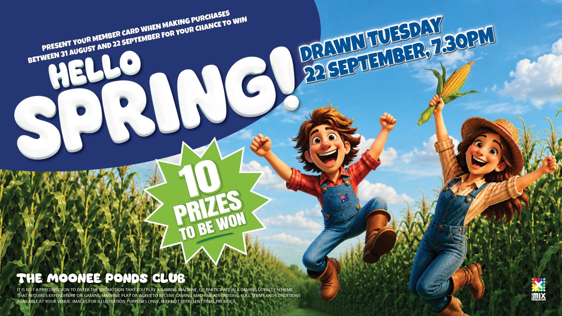 HELLO SPRING MEMBER DRAW