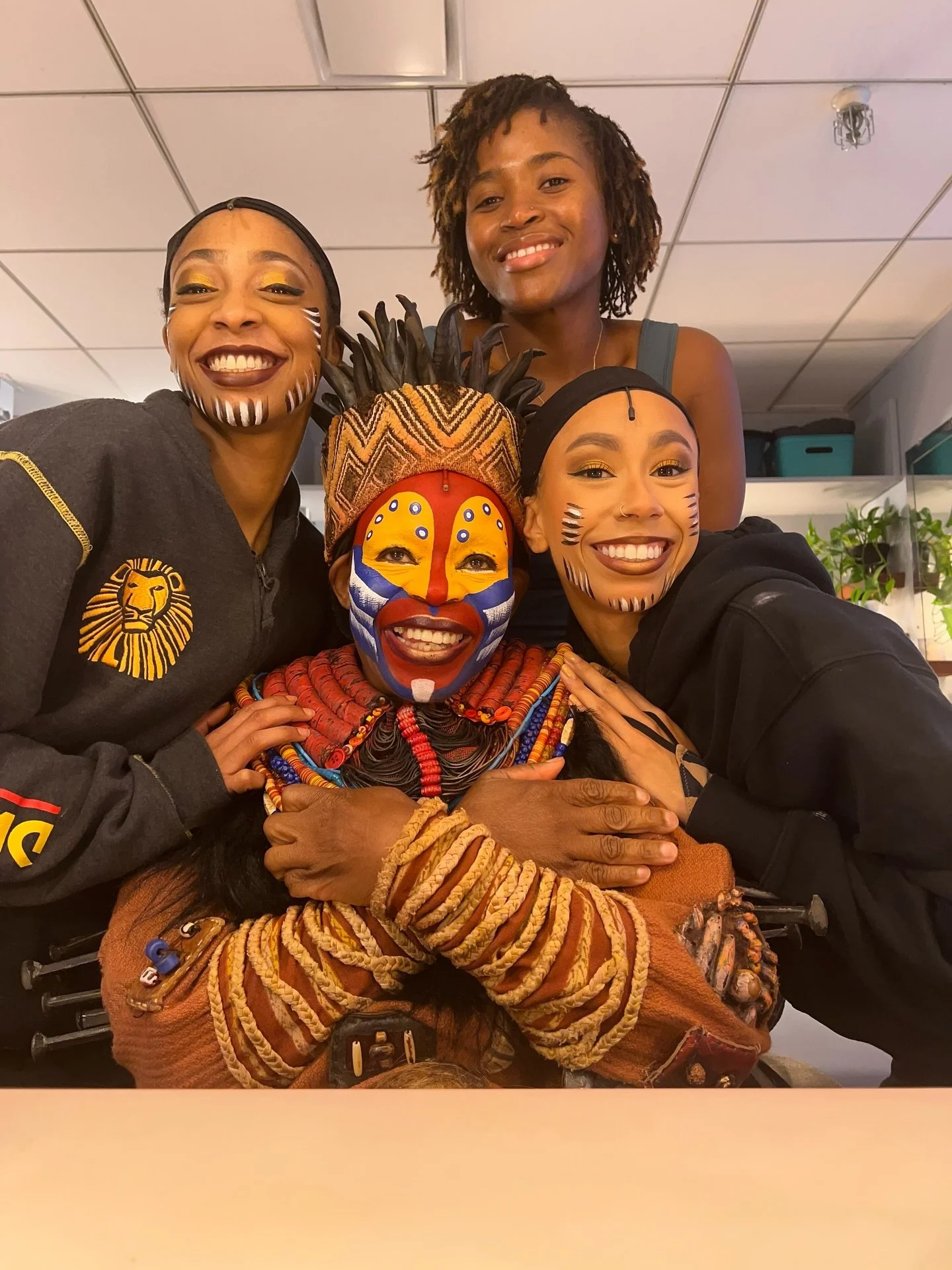 happy trails to our beloved, @tshidimanye (the longest running RAFIKI in the WORLD) !!! ❤️💛💙

needless to say, she&rsquo;s that girl. 

it has been an absolute honor to share the stage with you &mdash; a true legend whose presence has touched and i