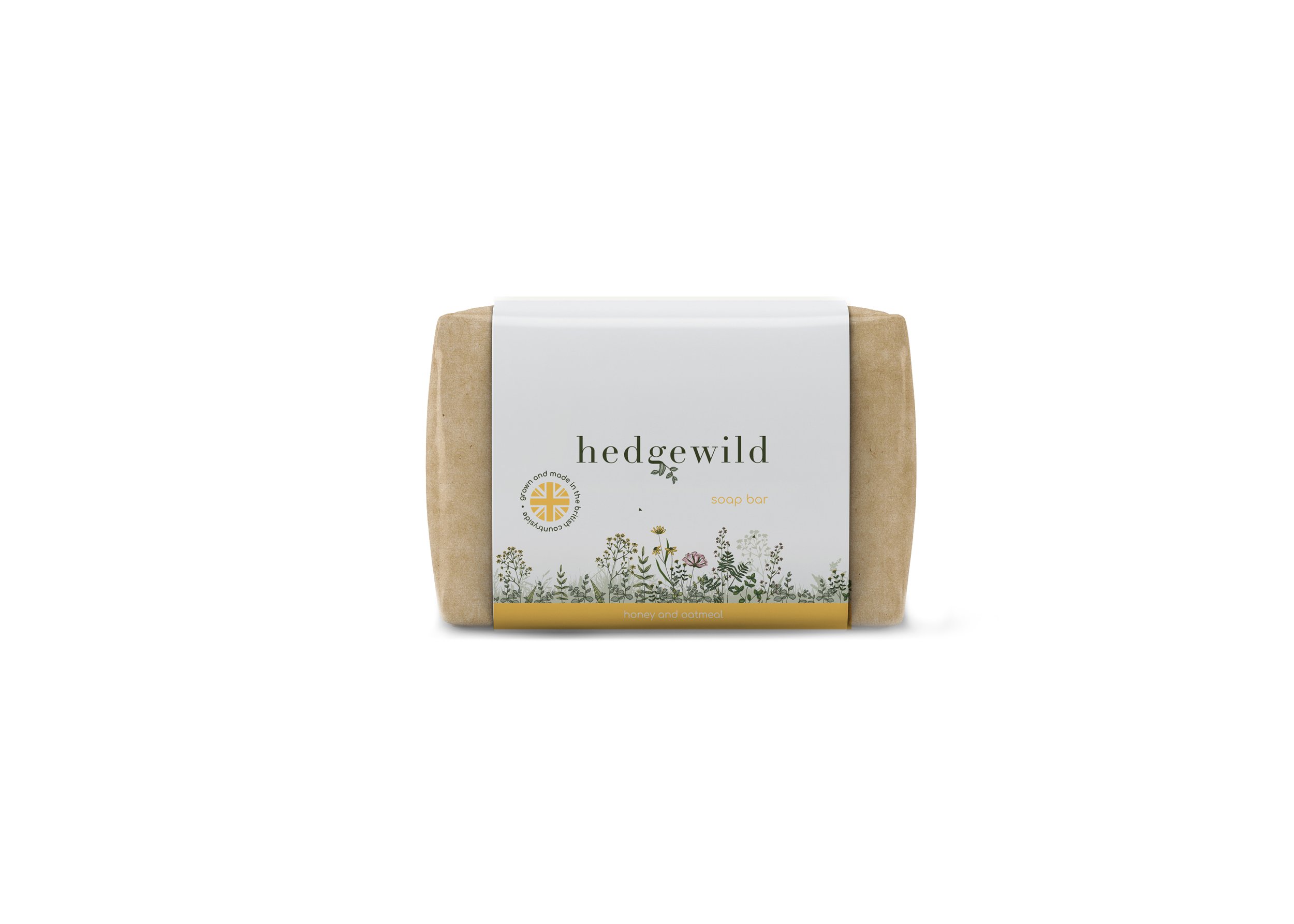 Honey and oatmeal natural soothing soap bar eco gift