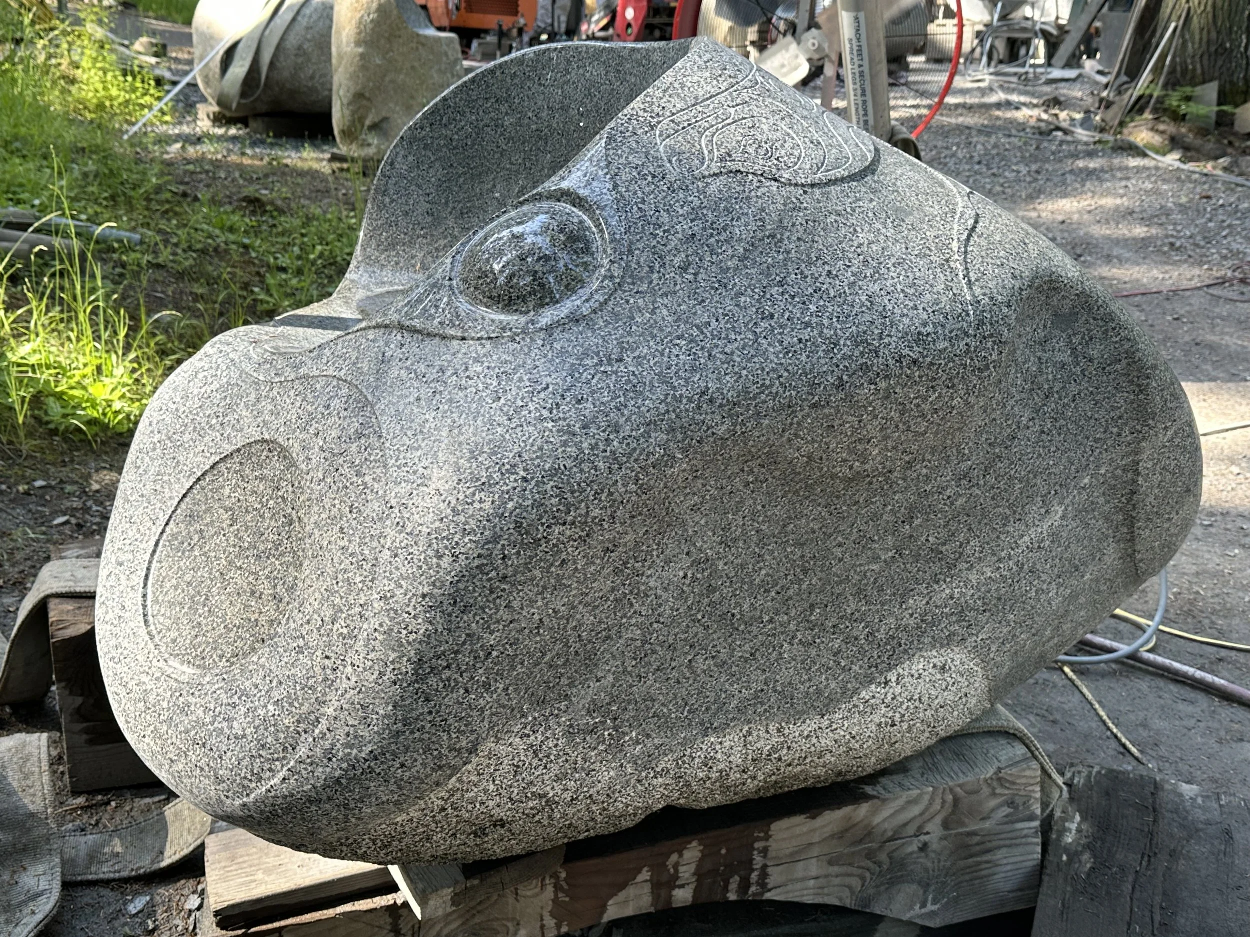 Seal Chair. granite. 2025