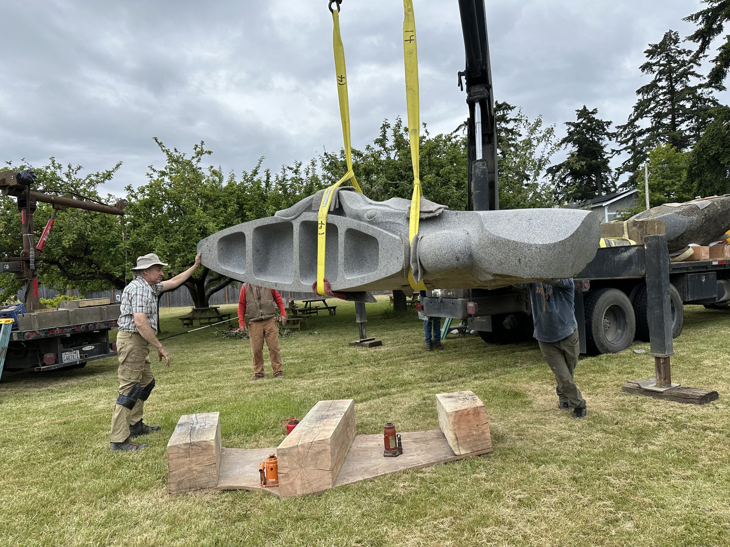 Canoe Installation Day