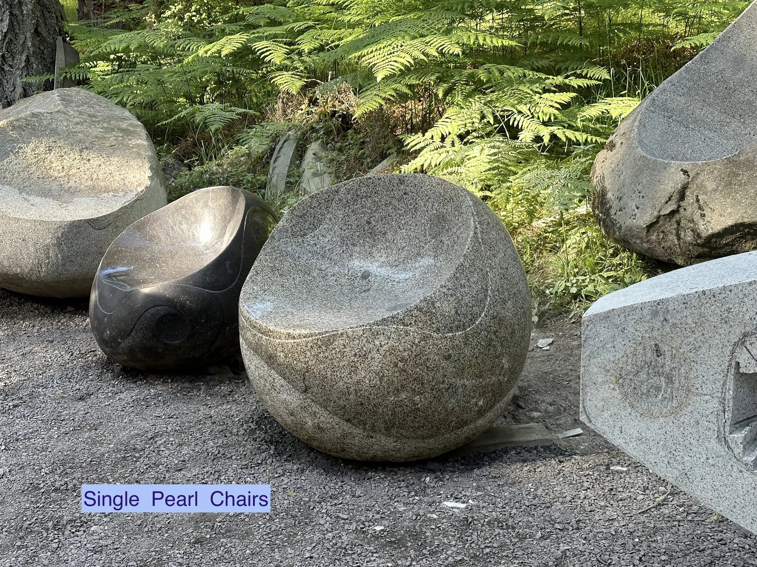 Pearl Chairs. granite. 2024