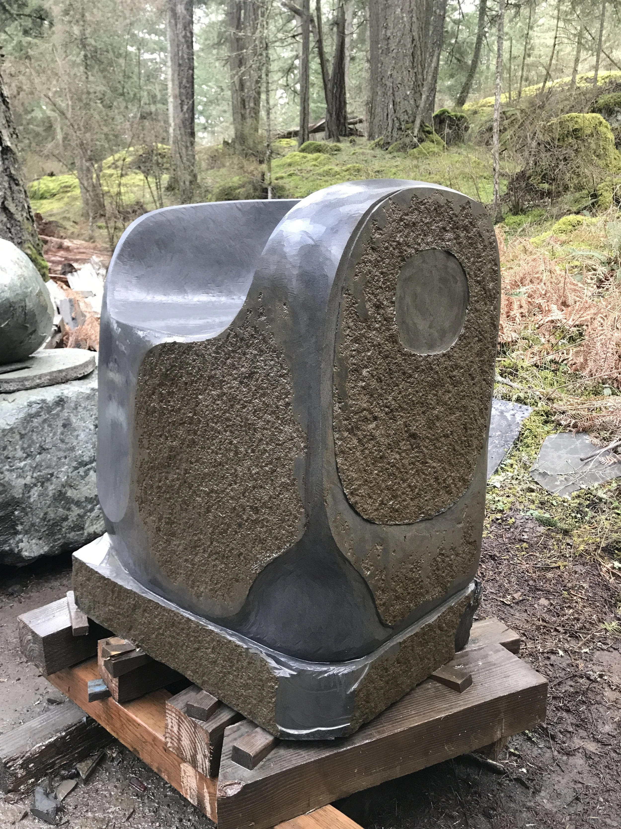 Snug Harbor Chair. basalt. 2019