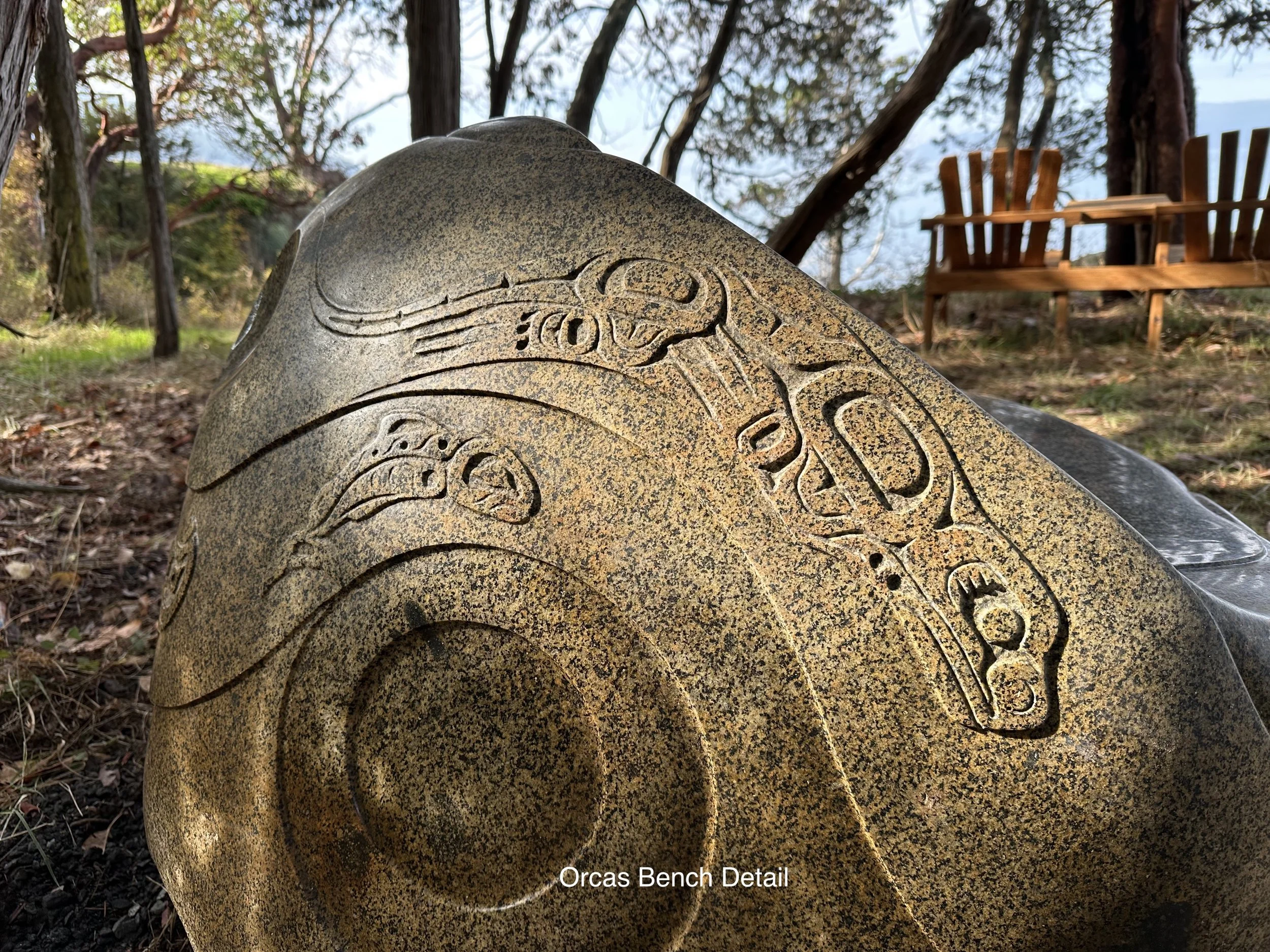 Orcas Bench Detail