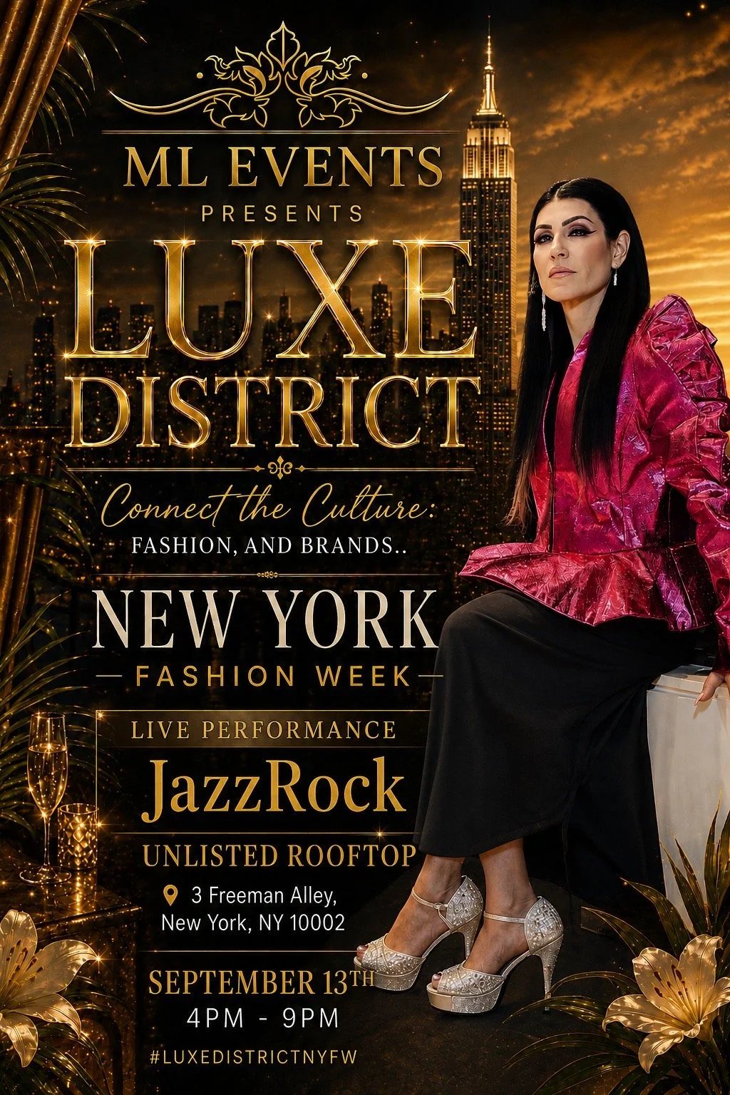JazzRock Opens NYFW Sept 13!