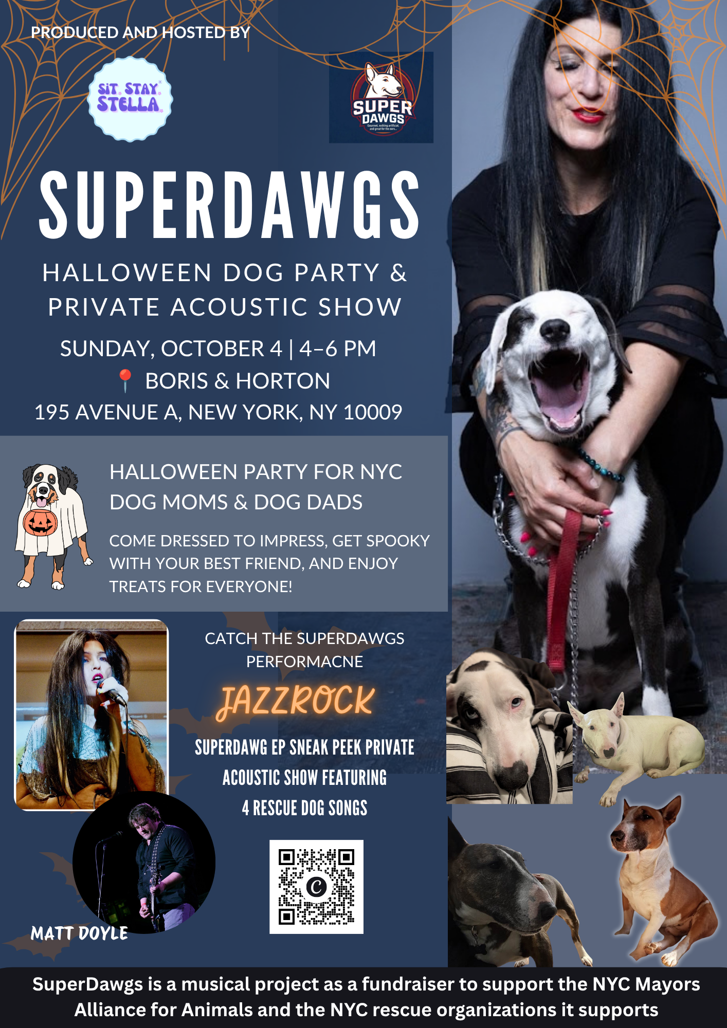 SuperDawgs Halloween Dog Party and Private Acoustic Show