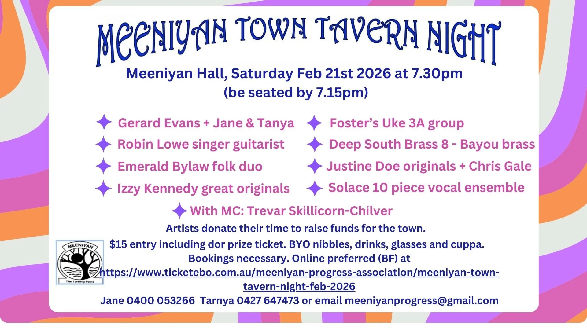Meeniyan Town Tavern Night