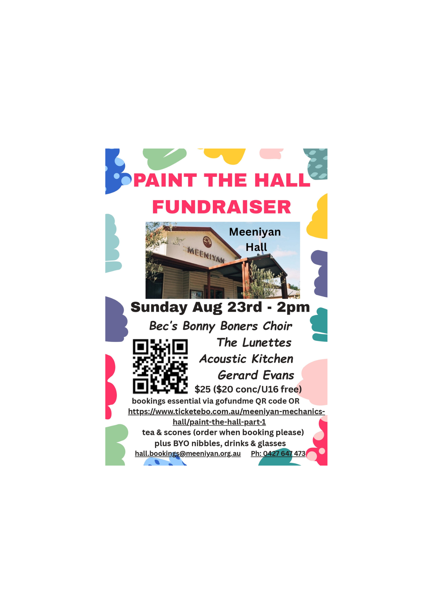 Paint The Hall Fundraiser Concert