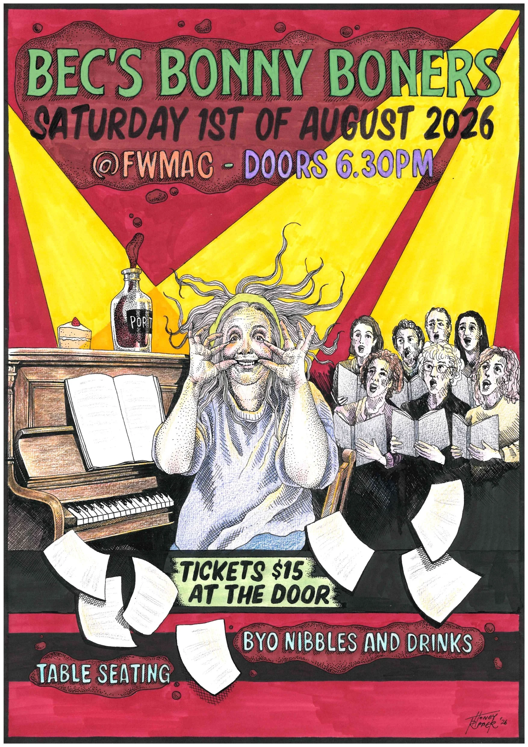 Bec's Bonny Boners Concert