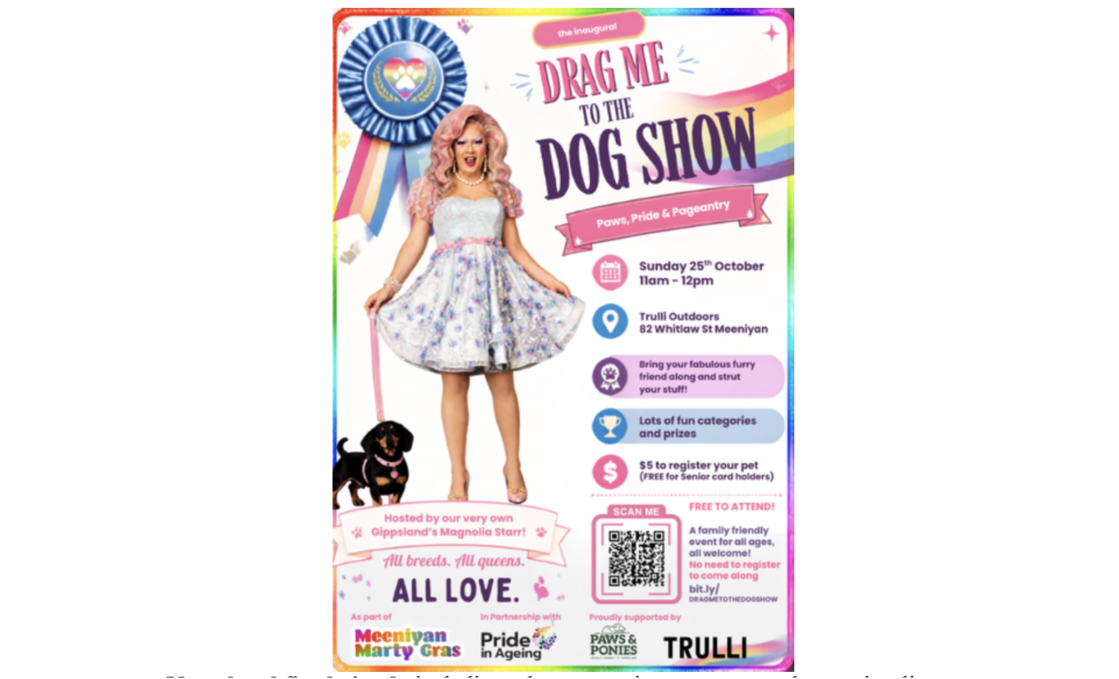 Drag Me To The Dog Show