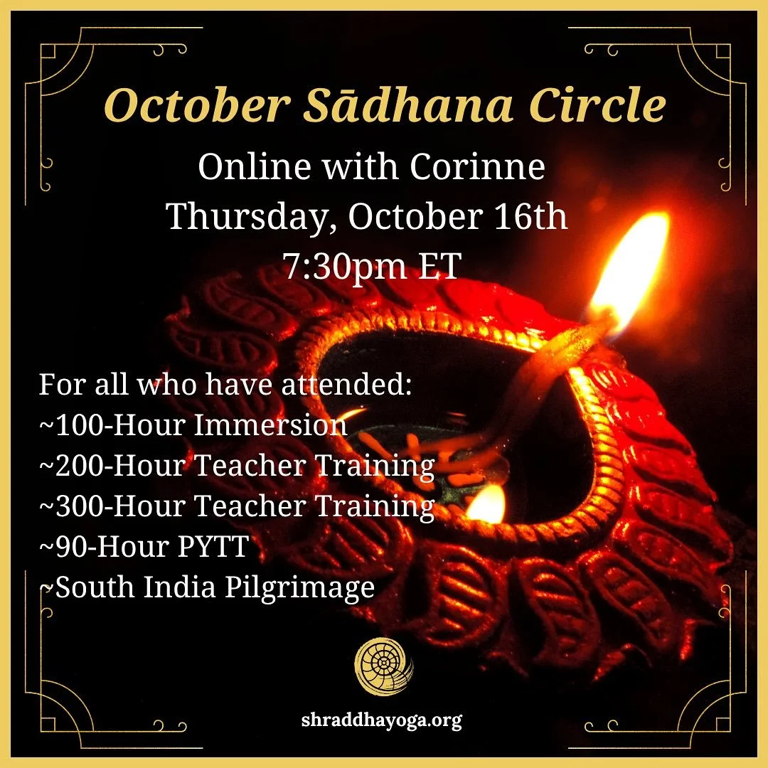 Look forward to seeing you next week for our monthly Sādhana circle!
#sadhana #sādhanā #satsang #community #sitintruth #gatheringoftruth #seekers #alllifeisyoga #yoga #love #presence #embodyoga