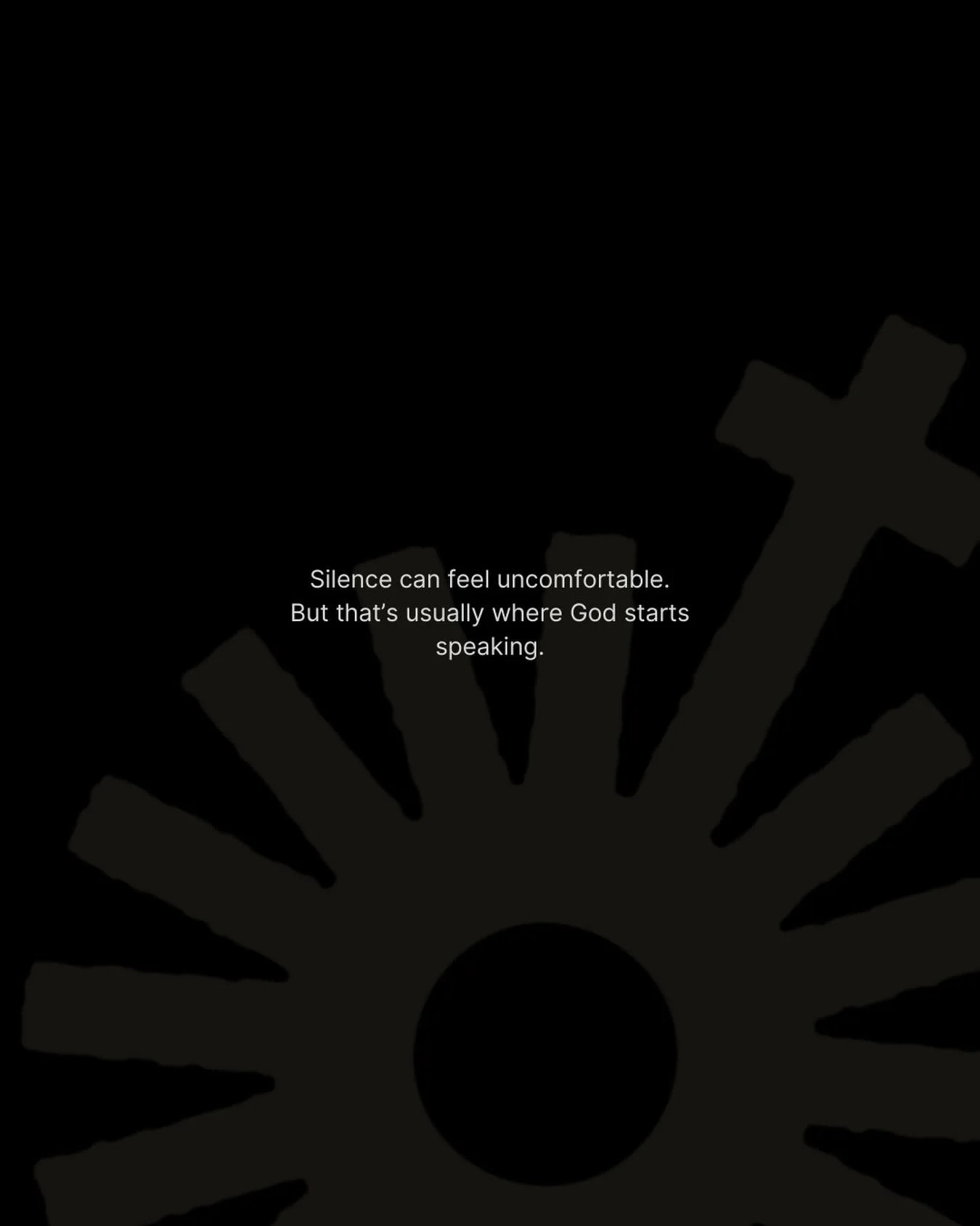 Silence. How frustrating it is to find, and how uncomfortable and frightening it can be. Yet, in it, we once more become like children, clinging to our beloved Father. In the silence, we draw intimately close to our heavenly Father, resting at His ch