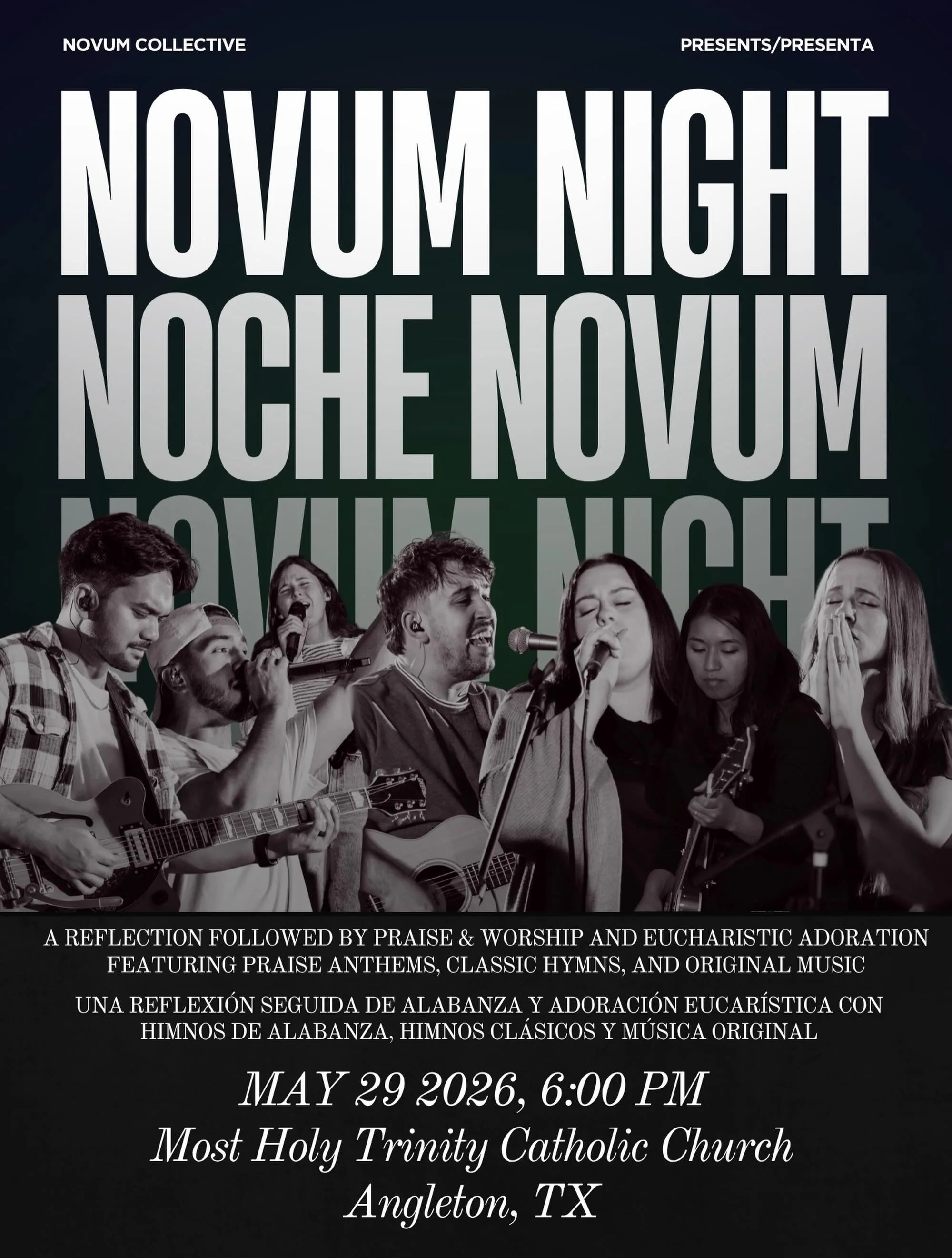 HOUSTON AREA - we will be at Most Holy Trinity Catholic Church on May 29, 6:00PM 🤍

It will be a night of praise and worship adoration and we&rsquo;d love for you to join us! 

DM for more details :) 

#catholic #worship
