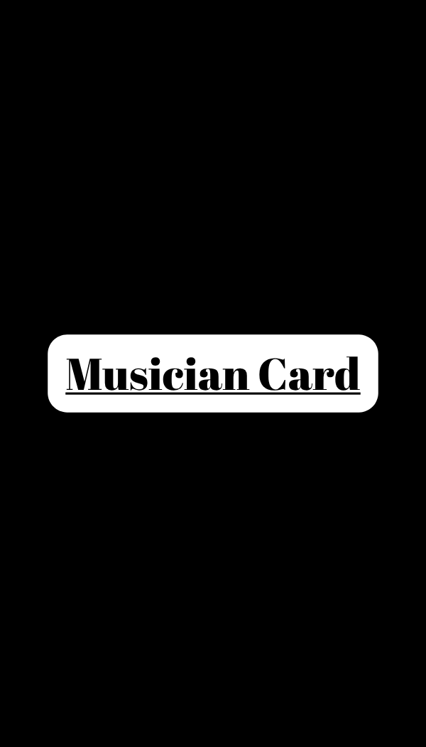 Music Card Template — Bmvgma Entertainment