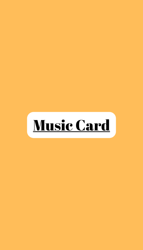 Music Card Template — Bmvgma Entertainment