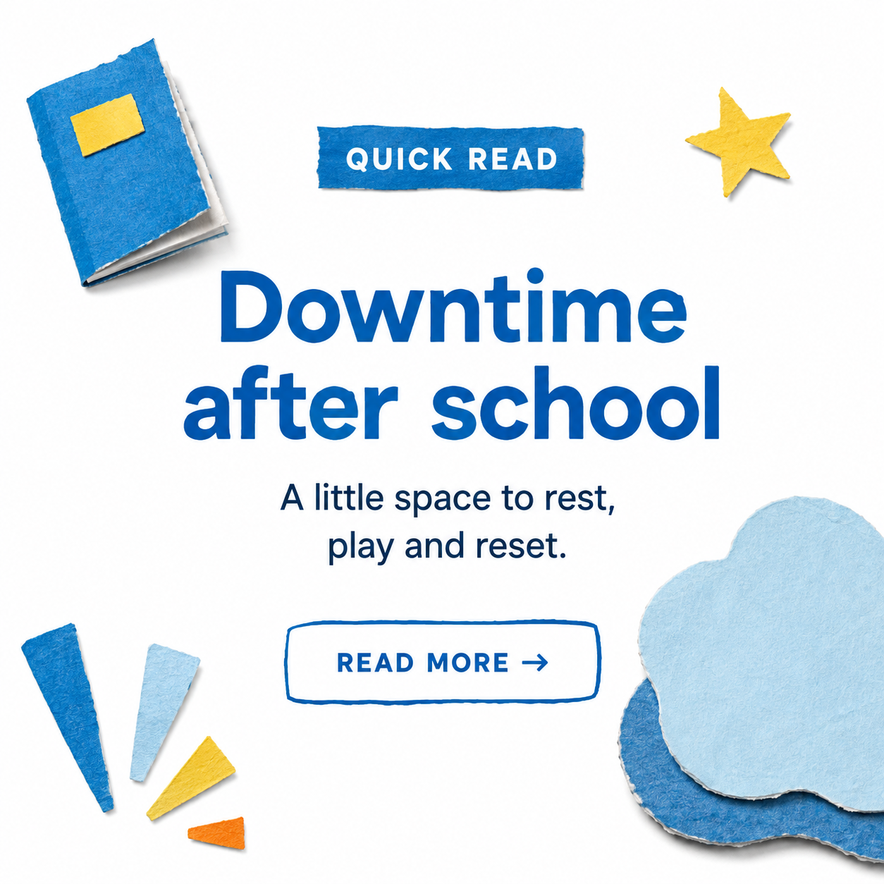 Why Downtime After School Matters for Children