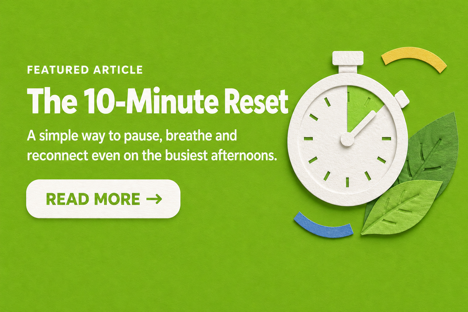 The 10-Minute Reset: Helping Children Unwind After a Busy Day