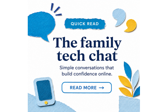 The Family Tech Chat: Helping Children Build Healthy Digital Habits