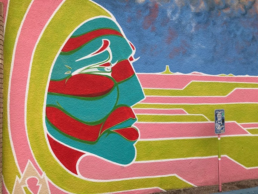 Colorful Face, Downtown