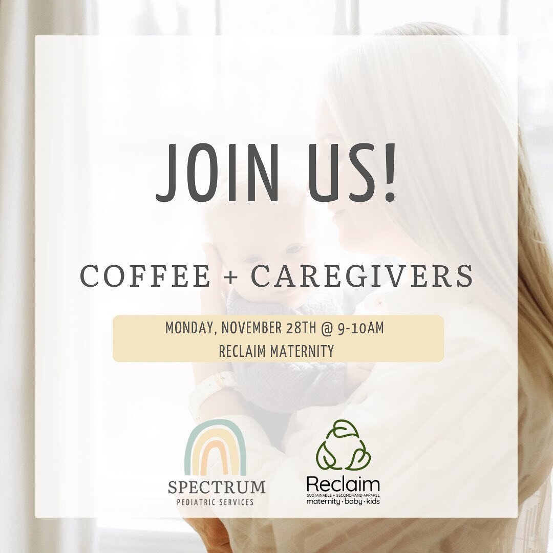 We&rsquo;re back!

Join us November 28th @ 9:00am at Reclaim for Coffee &amp; Caregivers! During our last visit, we got lots of questions about teaching sign language to your little ones. As requested, we will be showing you our top signs to teach an