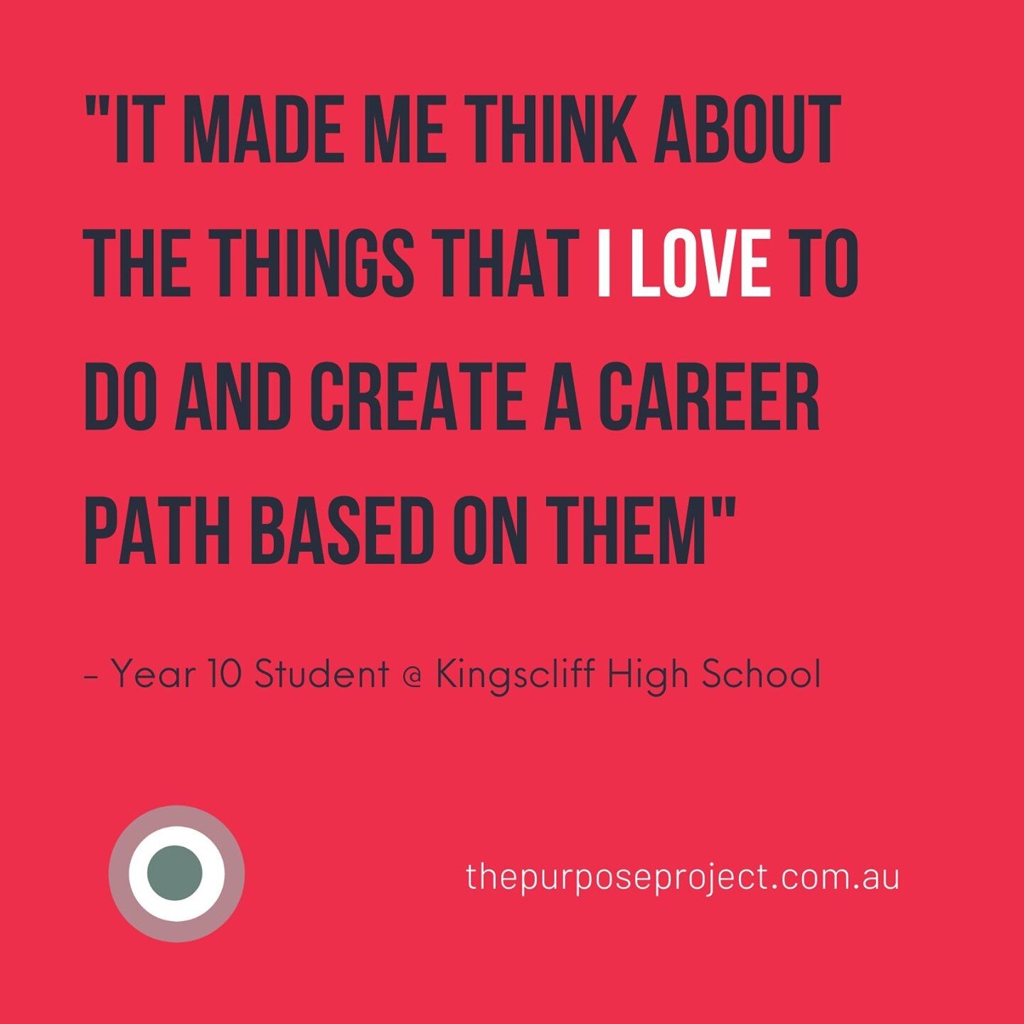 Our Life Design course at Kingscliff High School.⁠
⁠
It's easy to think of the things you like, but can a lot of youths struggle to look at these things in the right light to see if they correlate this to a career path. ⁠
⁠
If all youths were able to