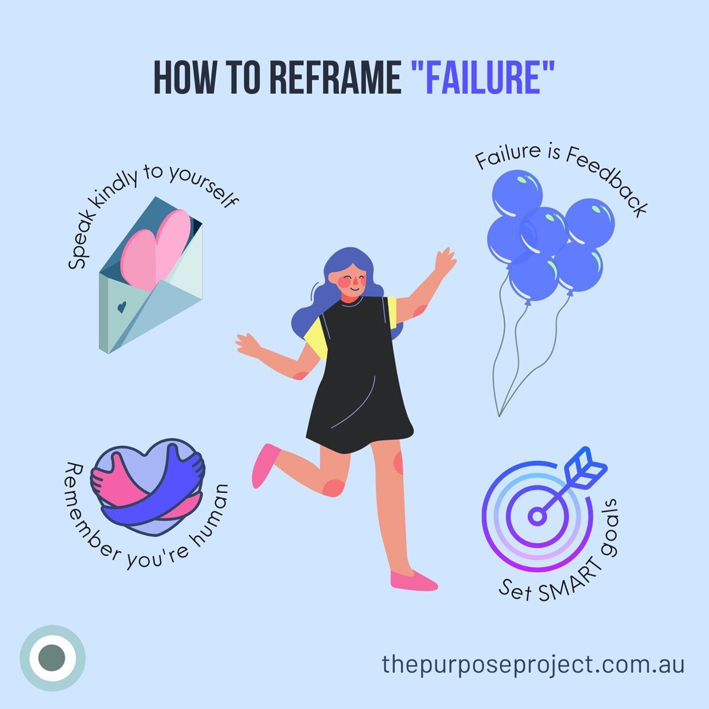 Failure = Feedback.⁠
Just another opportunity for us to learn and grow into who we are meant to be.⁠
⁠
Sometimes all we need to do is reframe failure to see the light at the end of the tunnel. ⁠
⁠
⁠
#mylifedesign #purposeseekers #buildingblocksofsucc