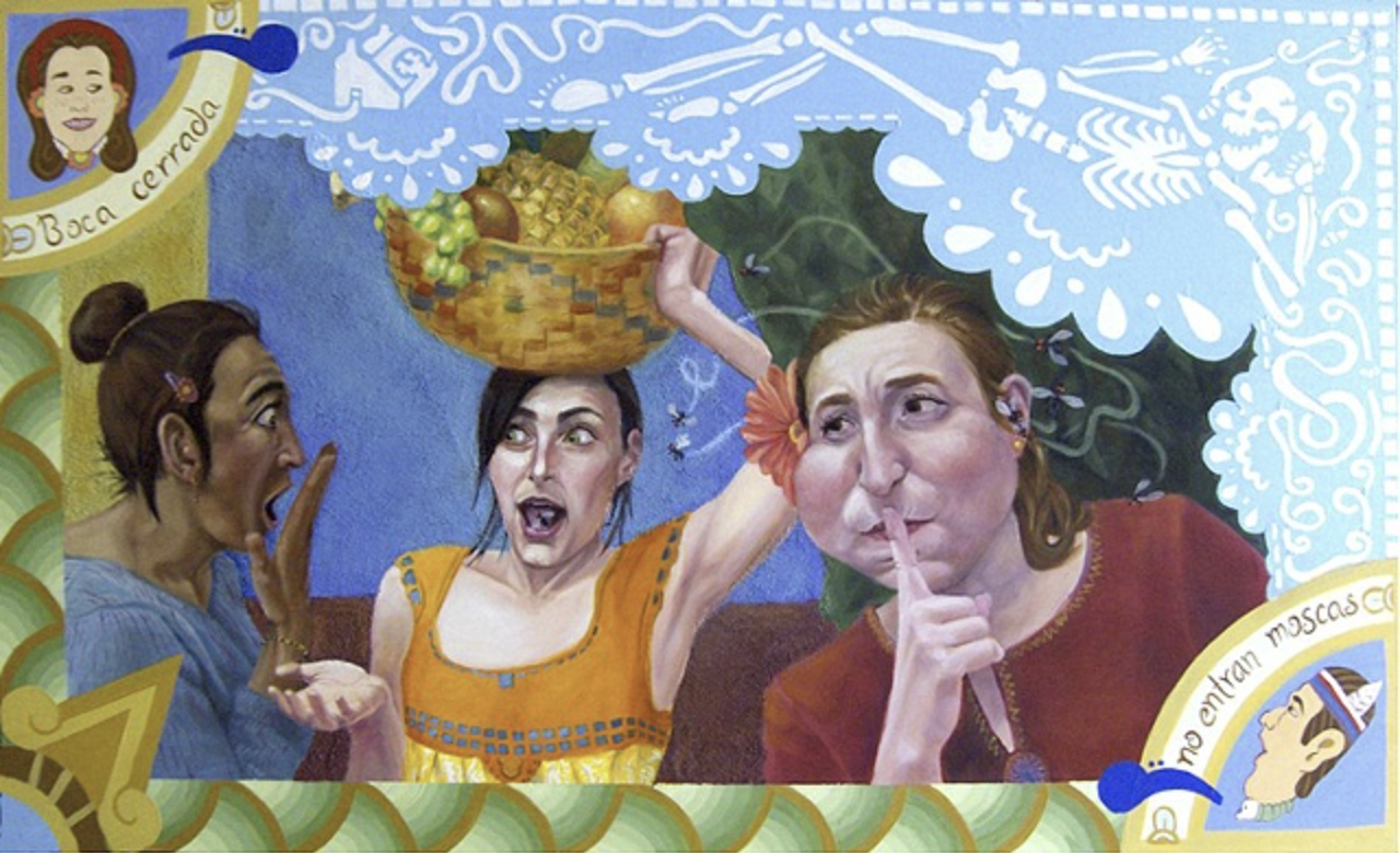 "Boca Cerrada..." | 2008 | Oil, Acrylic | 2008 Academy of Art Spring Show