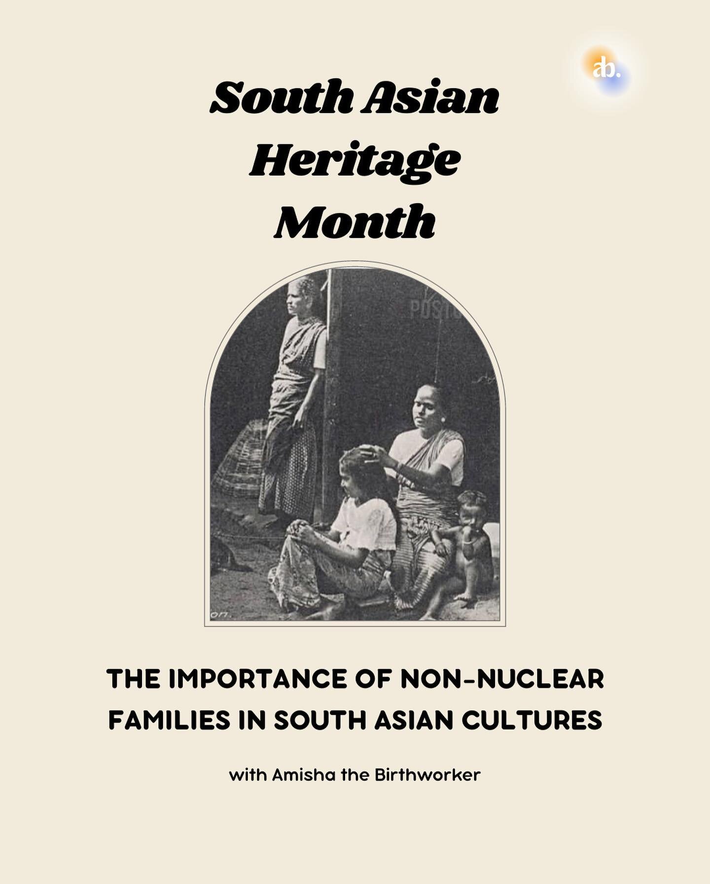 The importance of non-nuclear families in South Asian cultures.

In many South Asian cultures children are always cared for not just by their parents, but by the whole community. The responsibility for child rearing is shared by the group, and everyo