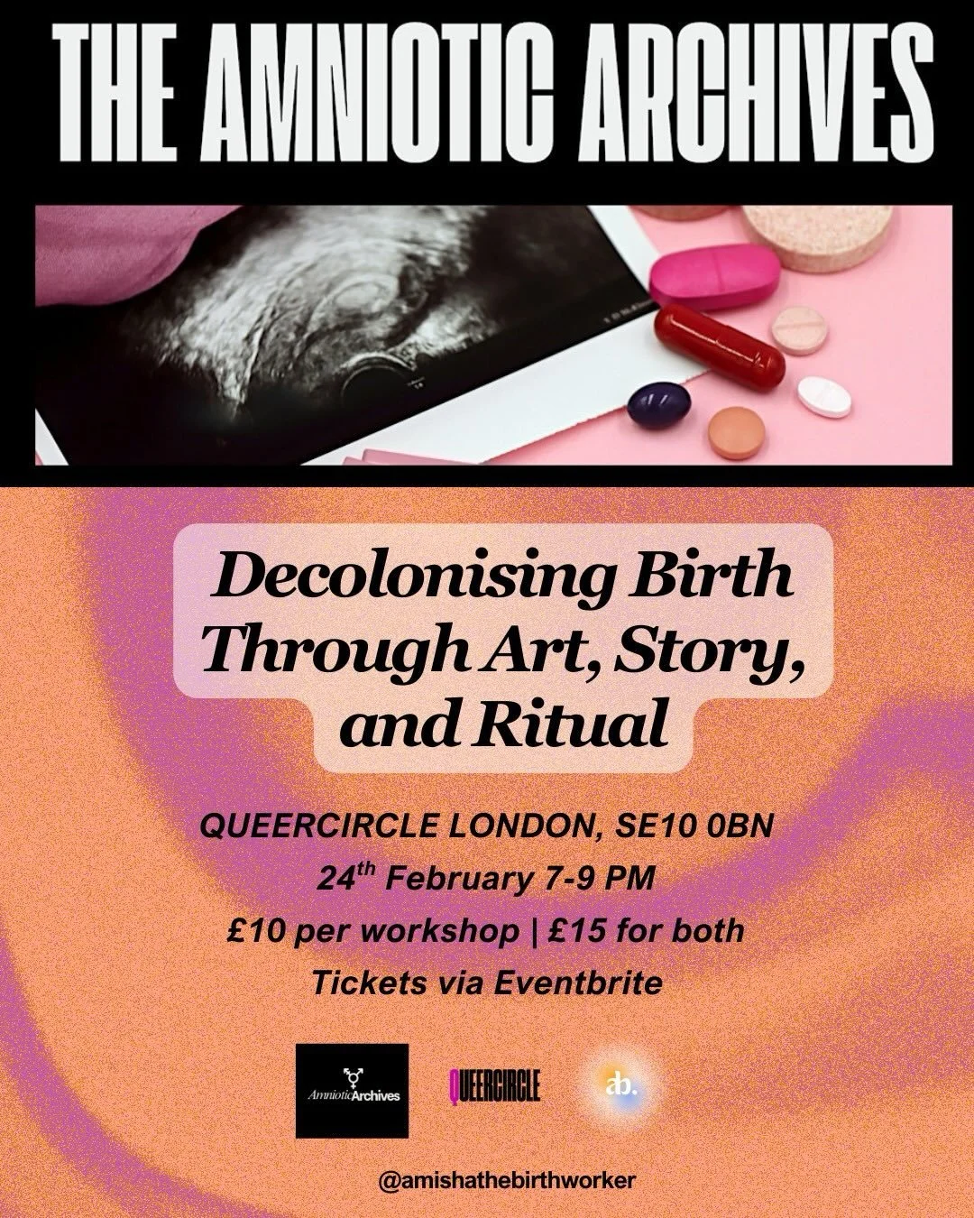 The last amniotic archives workshop was such a beautiful space and I can't wait for the next one on Feb 24th ✨

Spaces that centre the experiences and journeys of Black and brown trans and non-binary people in pregnancy are hard to come by. I'm so gl