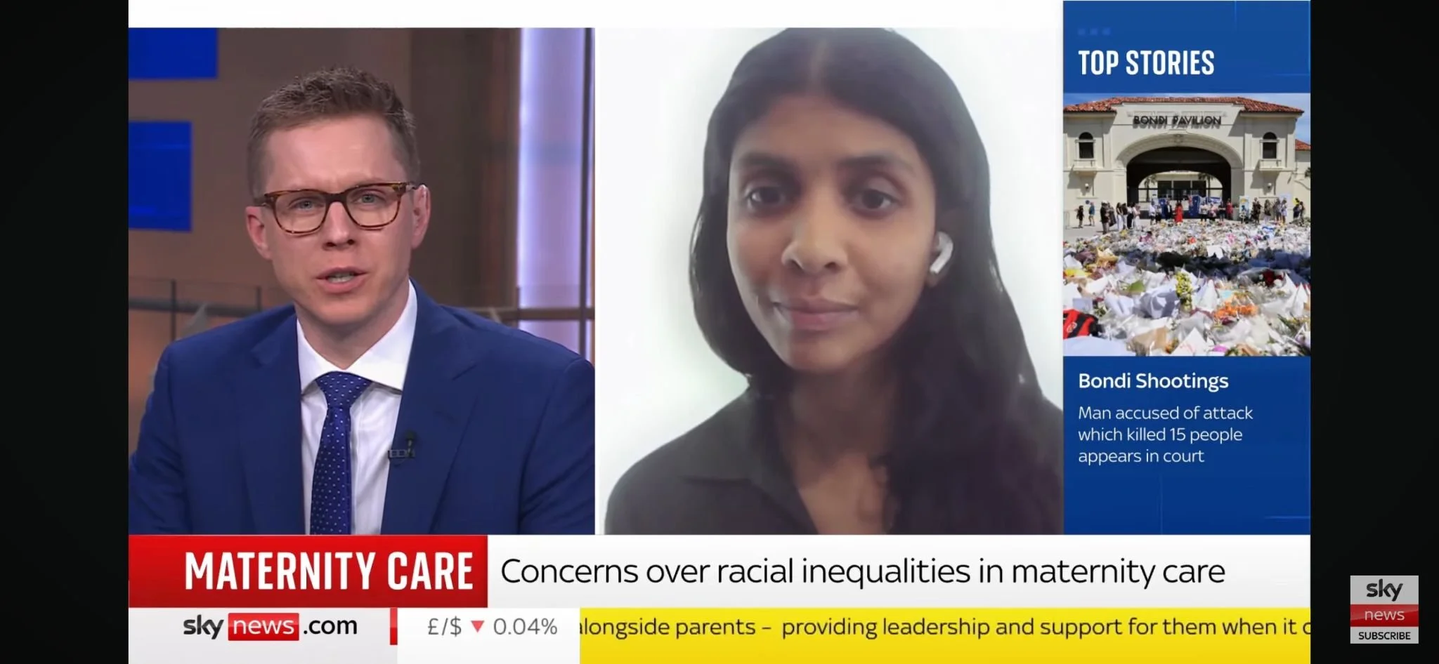 Concerns over racial inequalities in maternity care - Amisha the Birthworker on Sky News