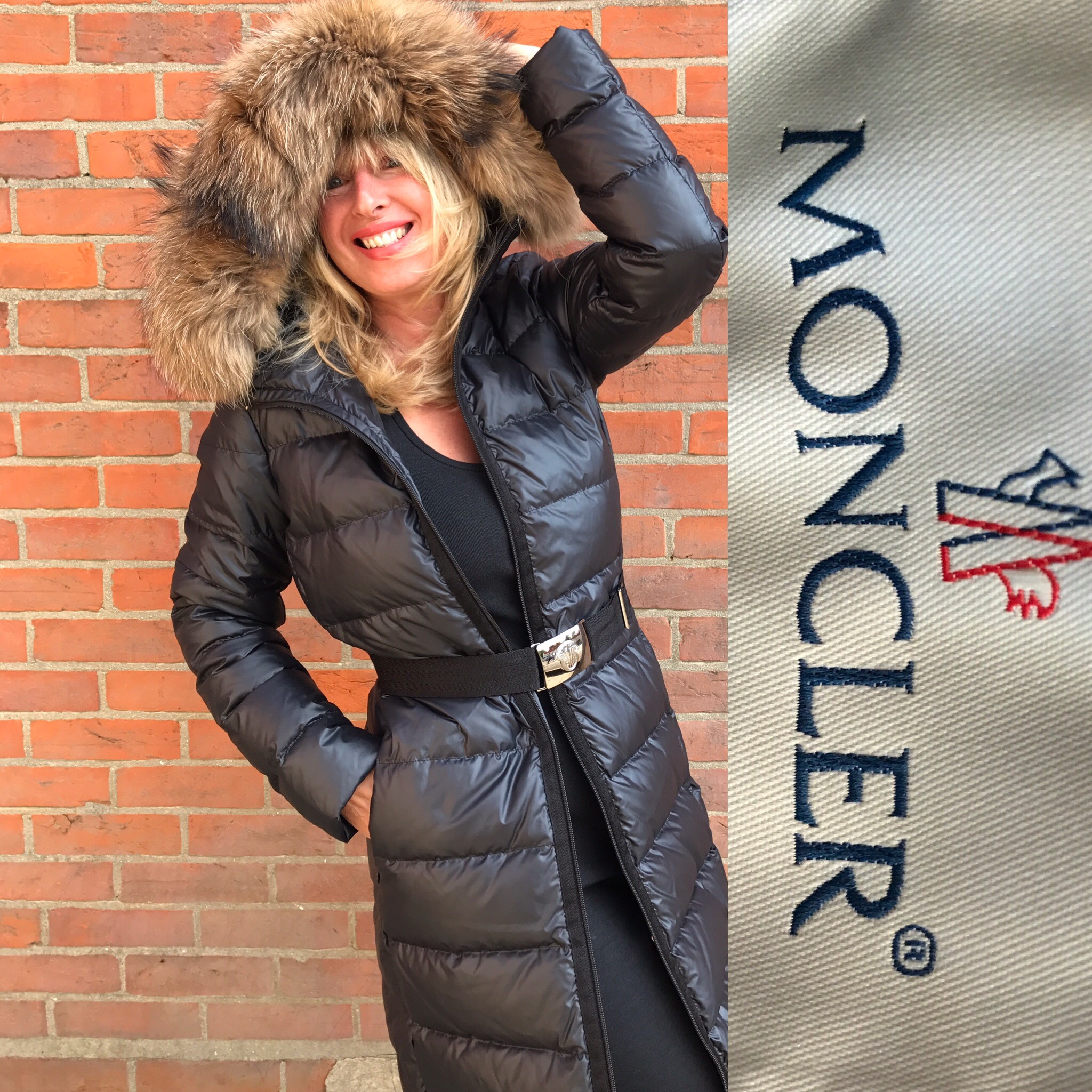 Moncler puffa coat size 2 £550.JPG