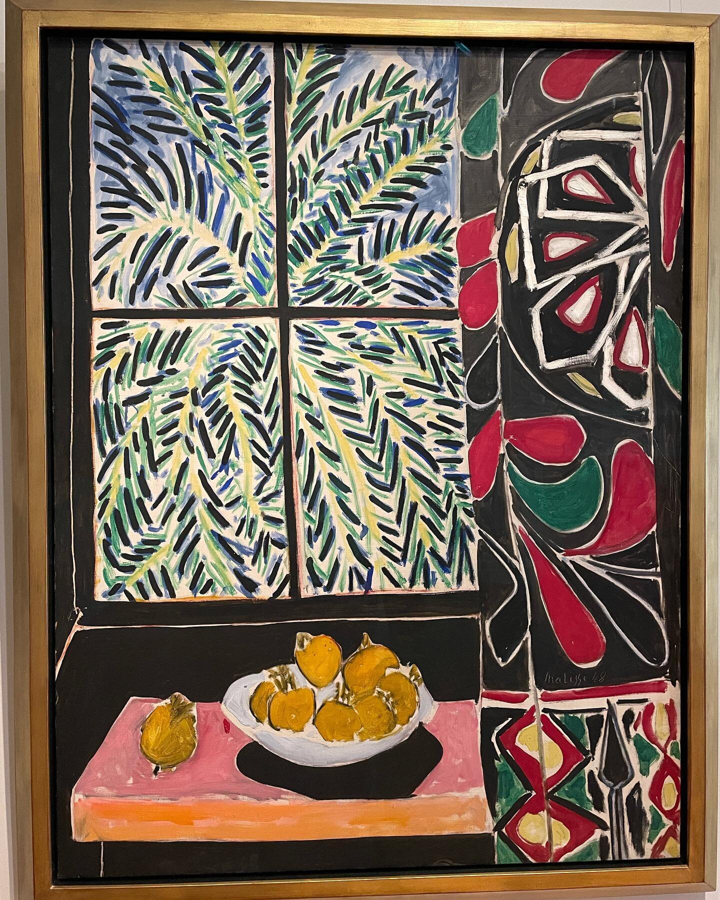 Matisse un jour, Matisse toujours 😍 Merveilleux Rideau &Eacute;gyptien que j&rsquo;ai toujours voulu voir en vrai. Un long face &agrave; face, une belle rencontre. #matisse #henrimatisse #phillipscollection #washington #matissetrip #artlovers #thesi