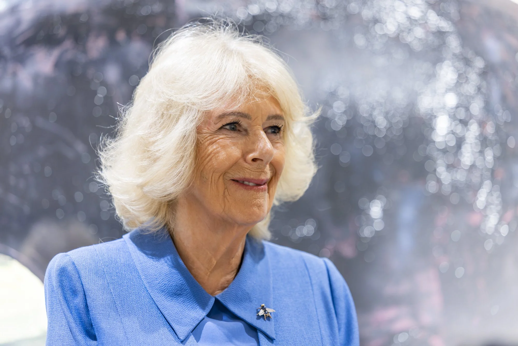 Queen visits Royal Scottish Academy Edinburgh United Kingdom