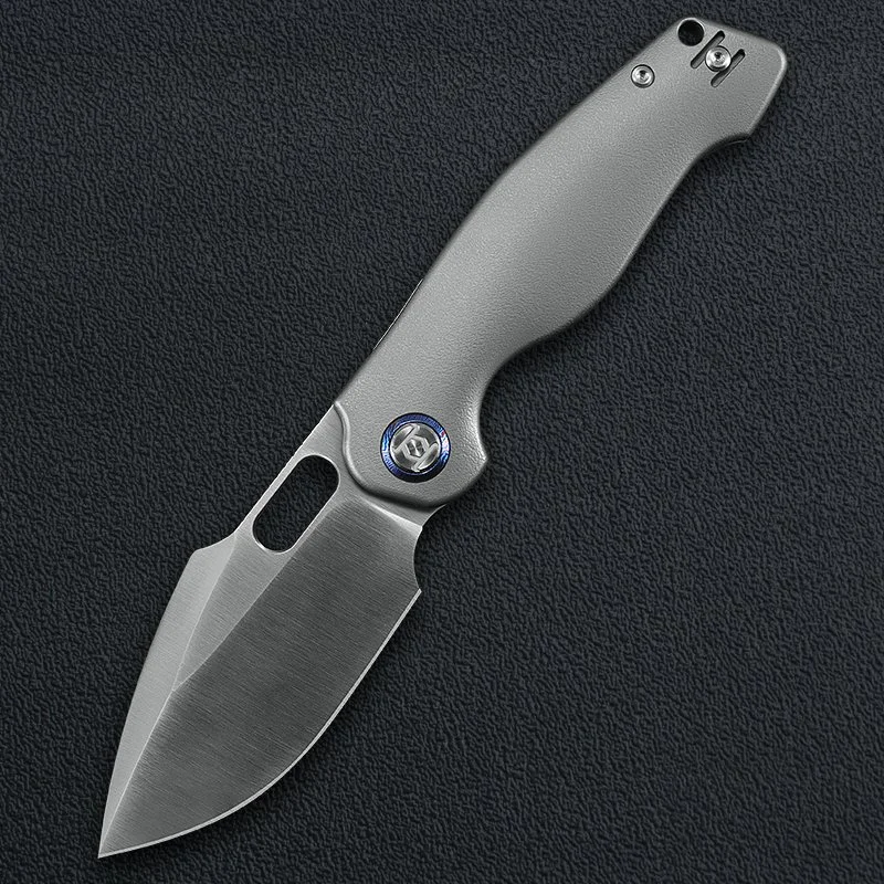 Gringo Verta Lock Orange Peel TI with Satin Blade