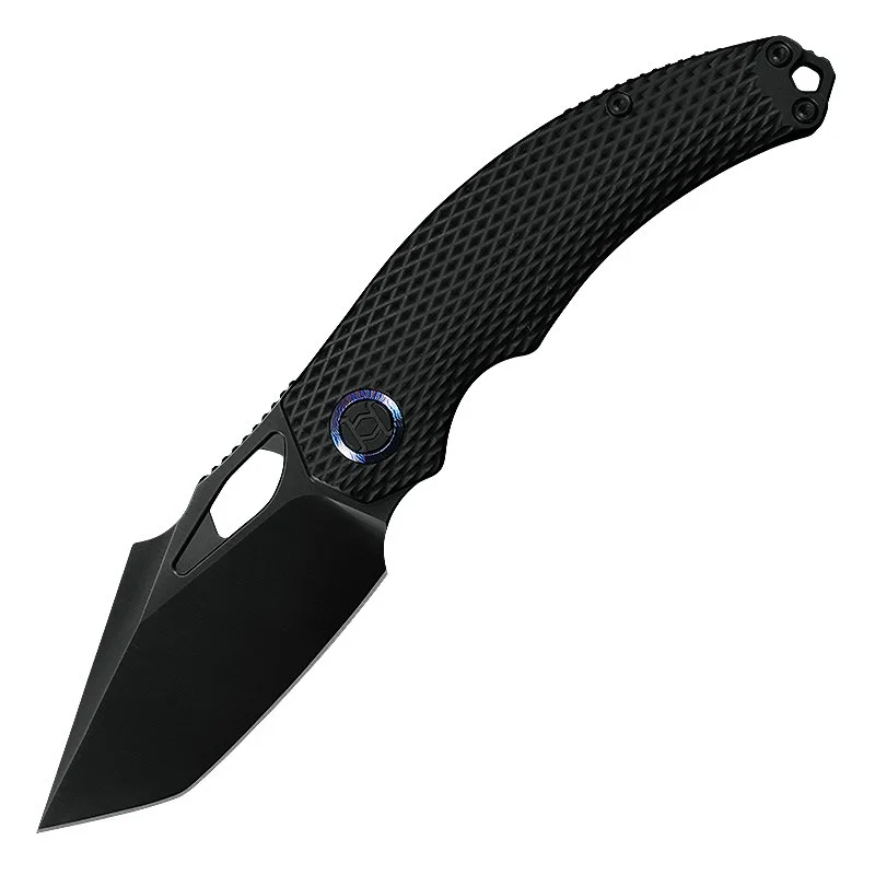 Lefty Poon Padre Diamond Texture Full Black  (Image wrong, but yes, it is a left-handed knife)