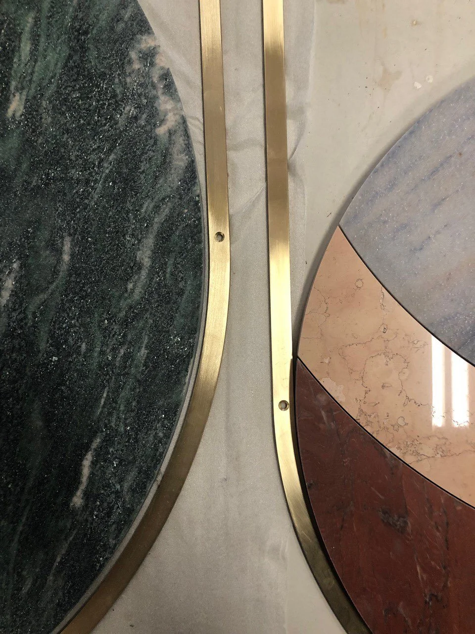 Everything fits together, metal and stone. 
Our next public artwork is called The Big Game and the details here are from the part of the work that will be laid in the floor as intarsia. 
The installation will begin in a few weeks at Ulvsunda Idrottsc