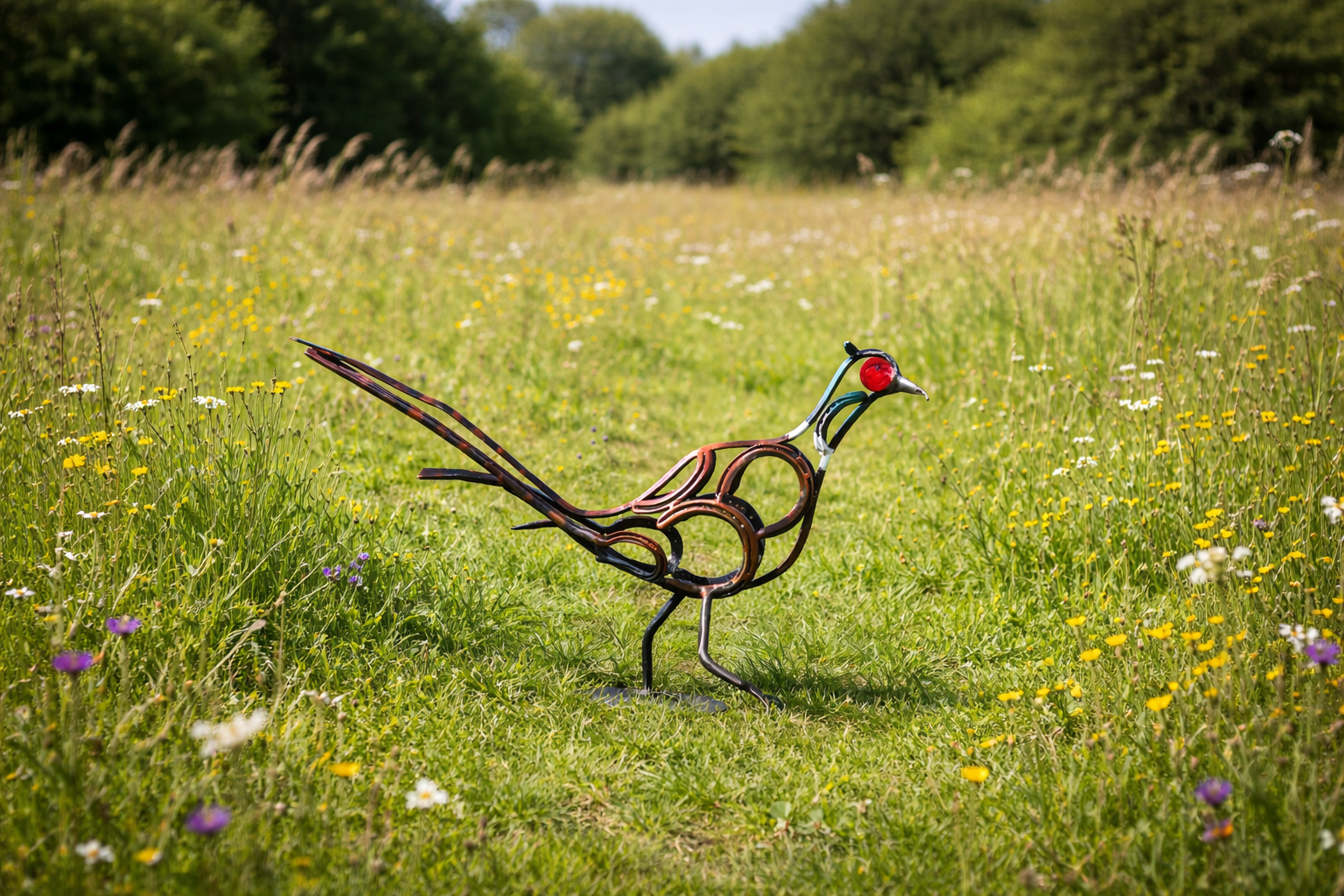 Pheasant Sculpture