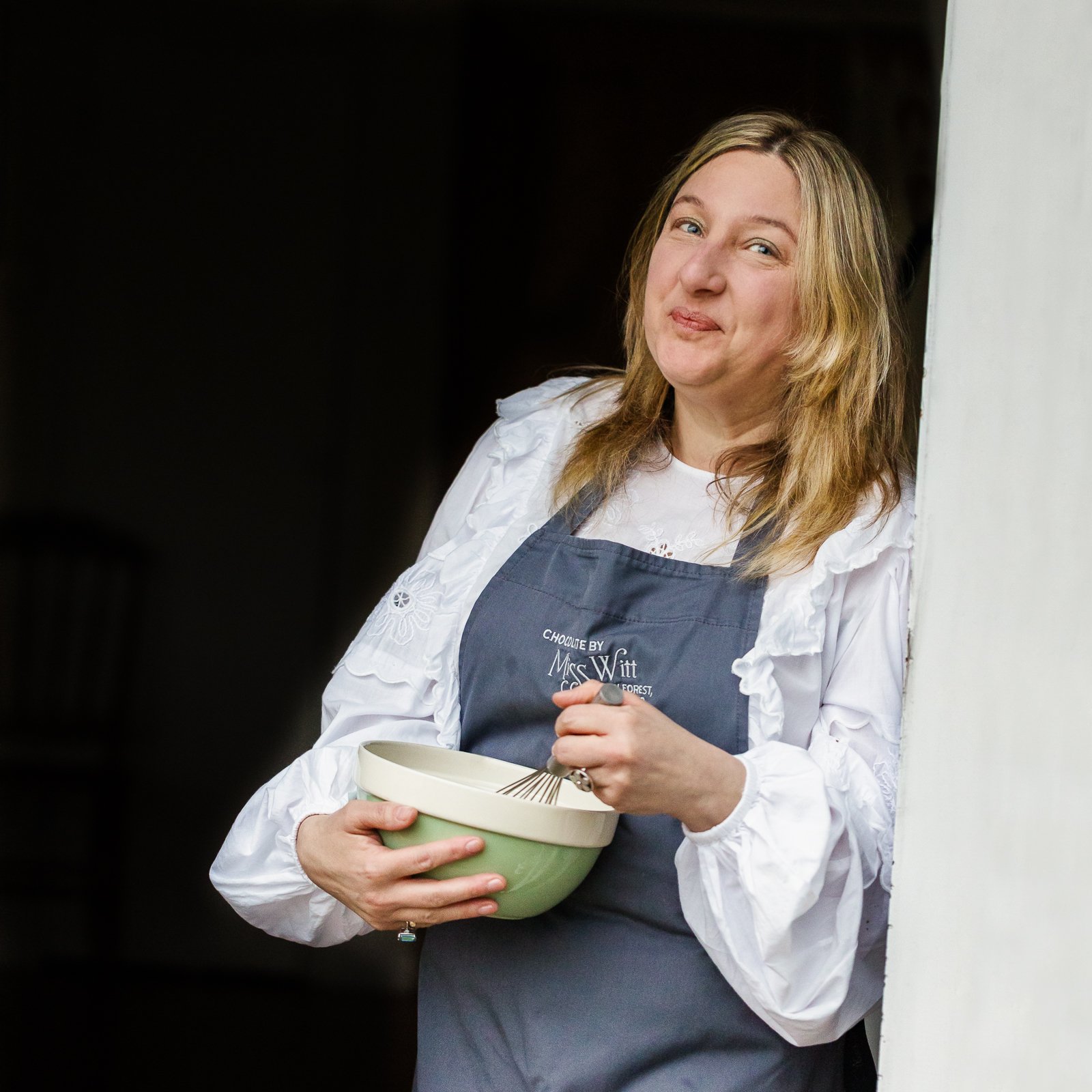 Miss Witt, Chocolatier, teaches key stage two workshops