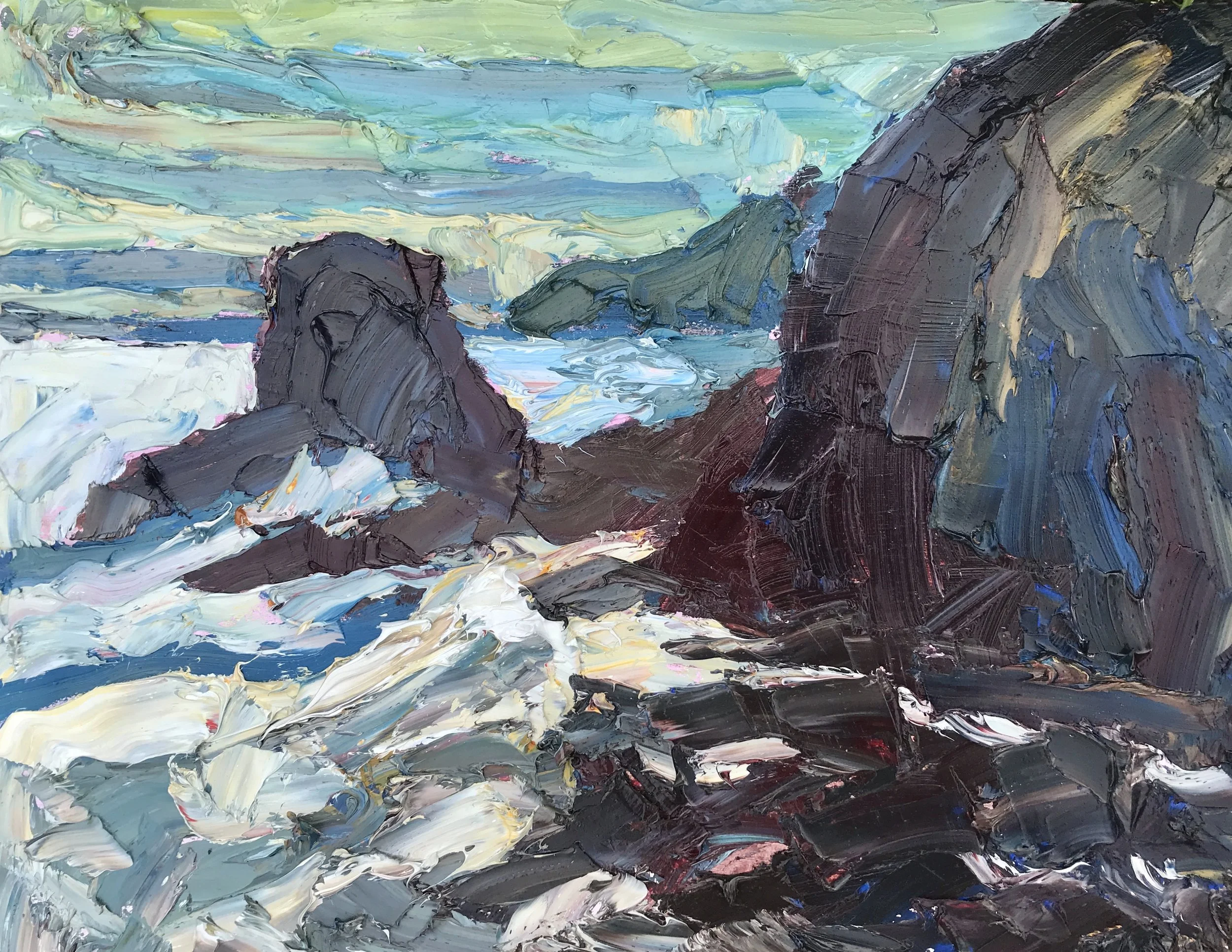 Sun on the sea, Charlestown