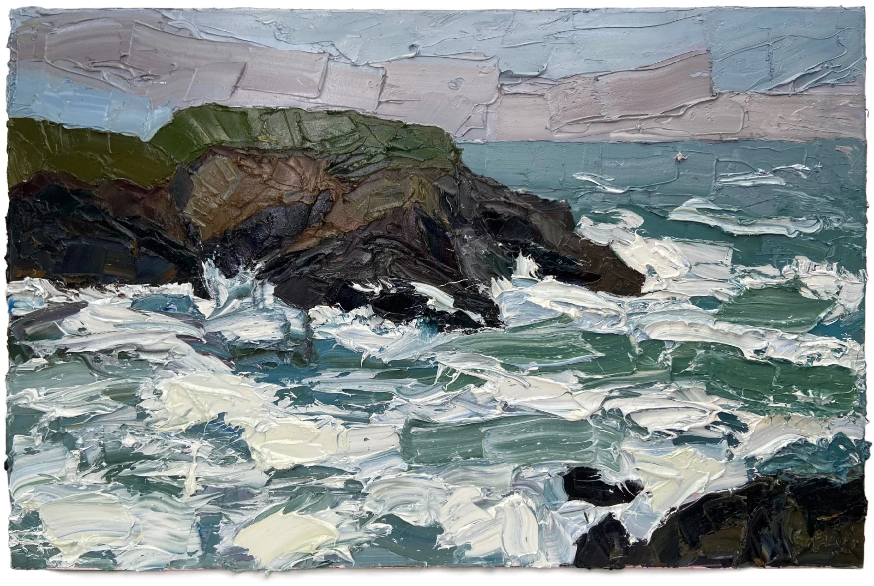 Winter sea, Treyarnon Bay