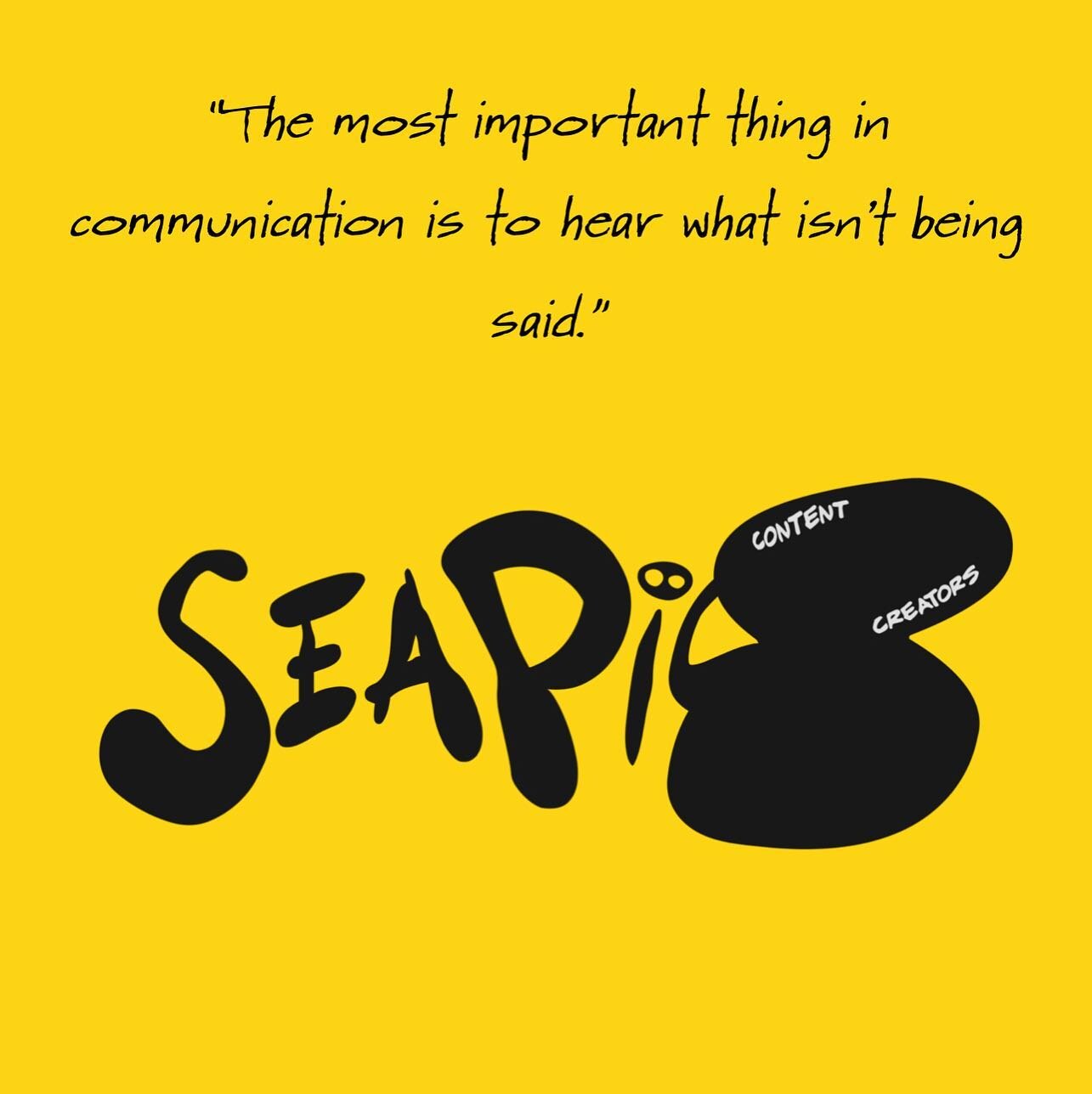 What isn&rsquo;t being said? #whatisnt #communication #hearit #contentcreators #contentcreation #communicationdesign