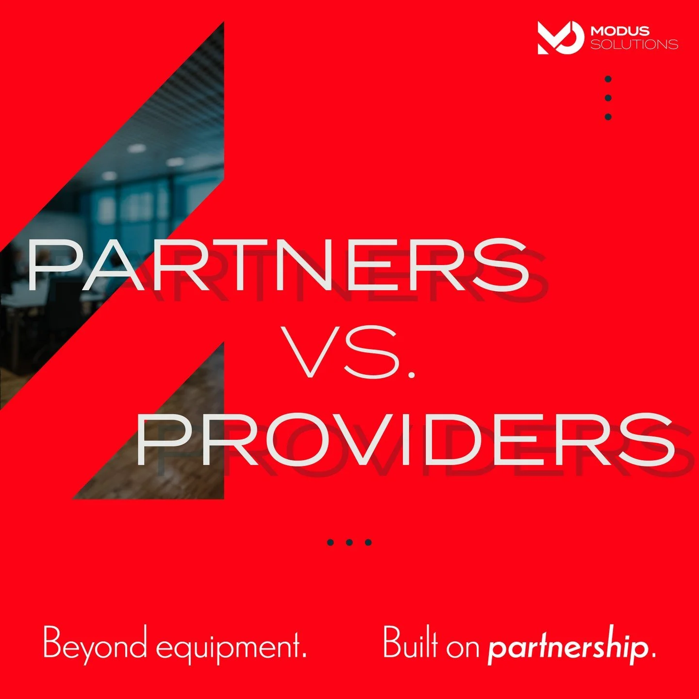 Modus is a partner to your business, not just a provider of office equipment. Call Modus today for the proactive, personal side of print management.