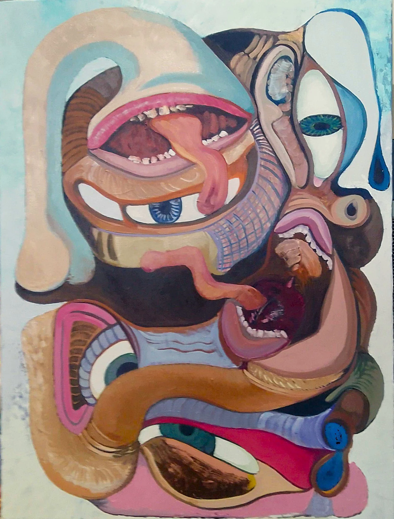 " the kiss series ", 36 x 48 ,oil on canvas 2026