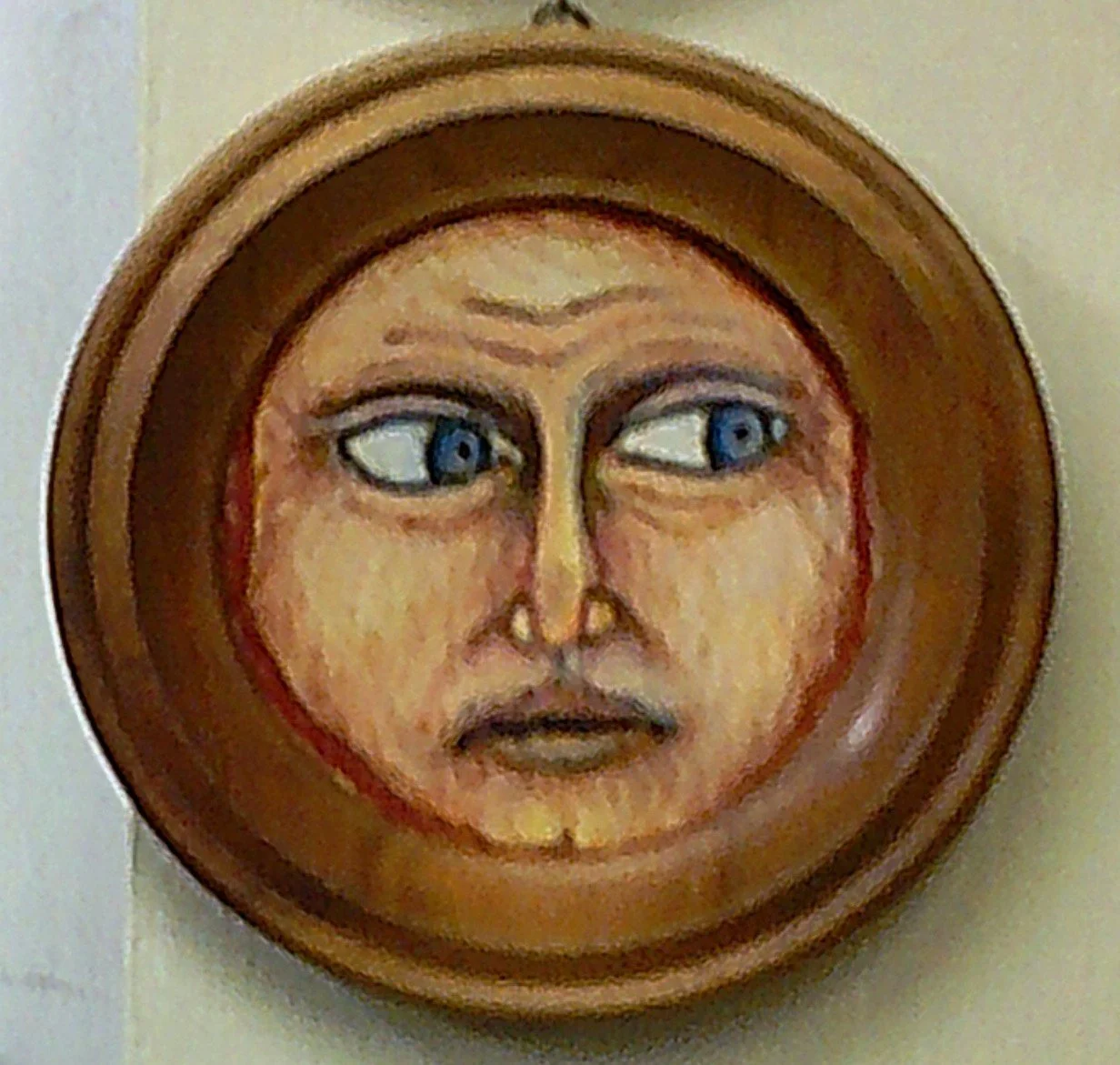 no title, pastel ,4" diameter, 2026