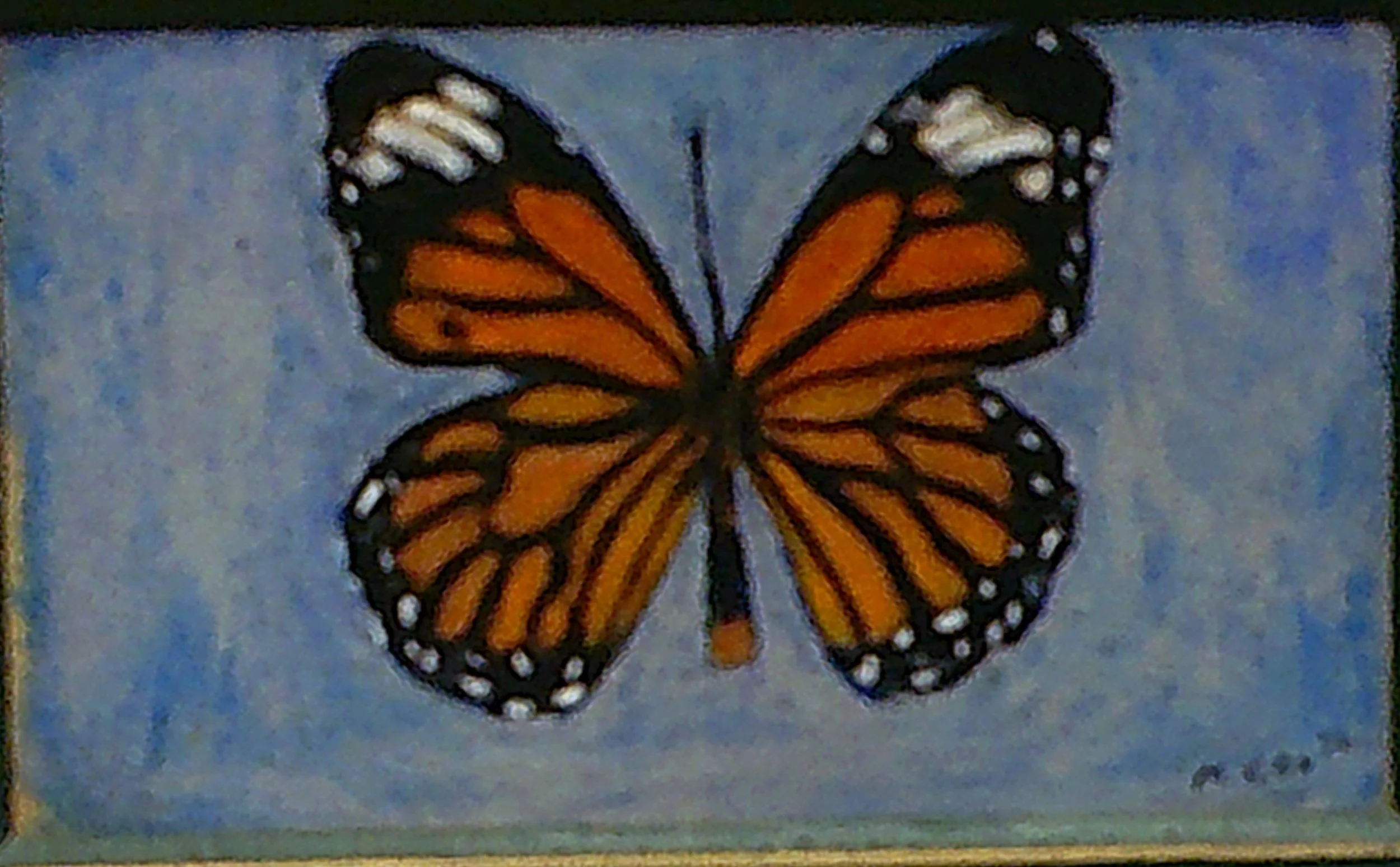 pastel butterfly, 4 x 2, 2026